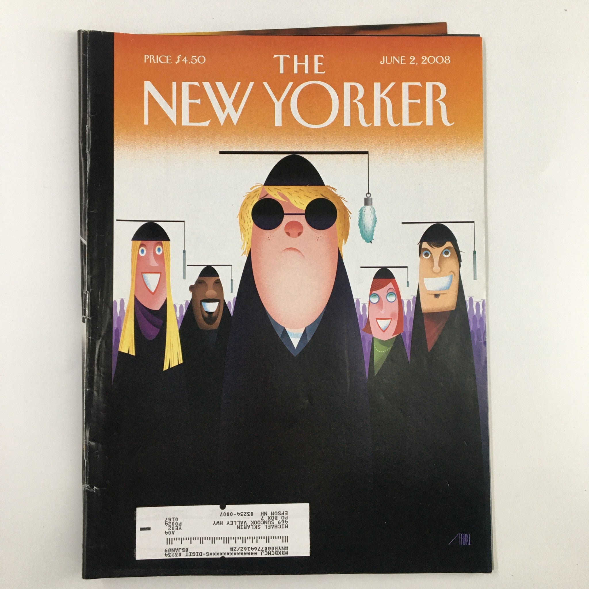 The New Yorker Full Magazine June 2 2008 Foot in the Door by Bob Staake