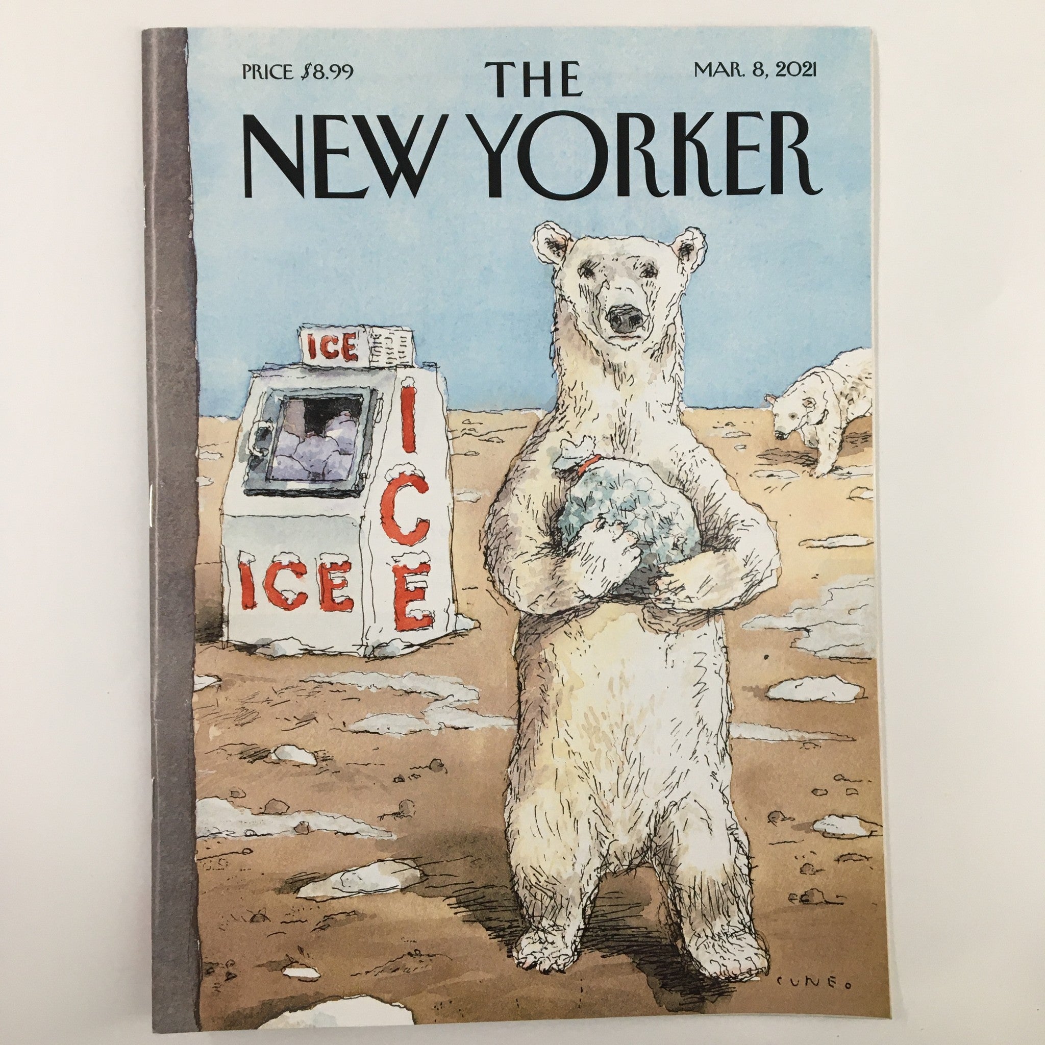 The New Yorker Full Magazine March 8 2021 he Polar Opposite John Cuneo No Label