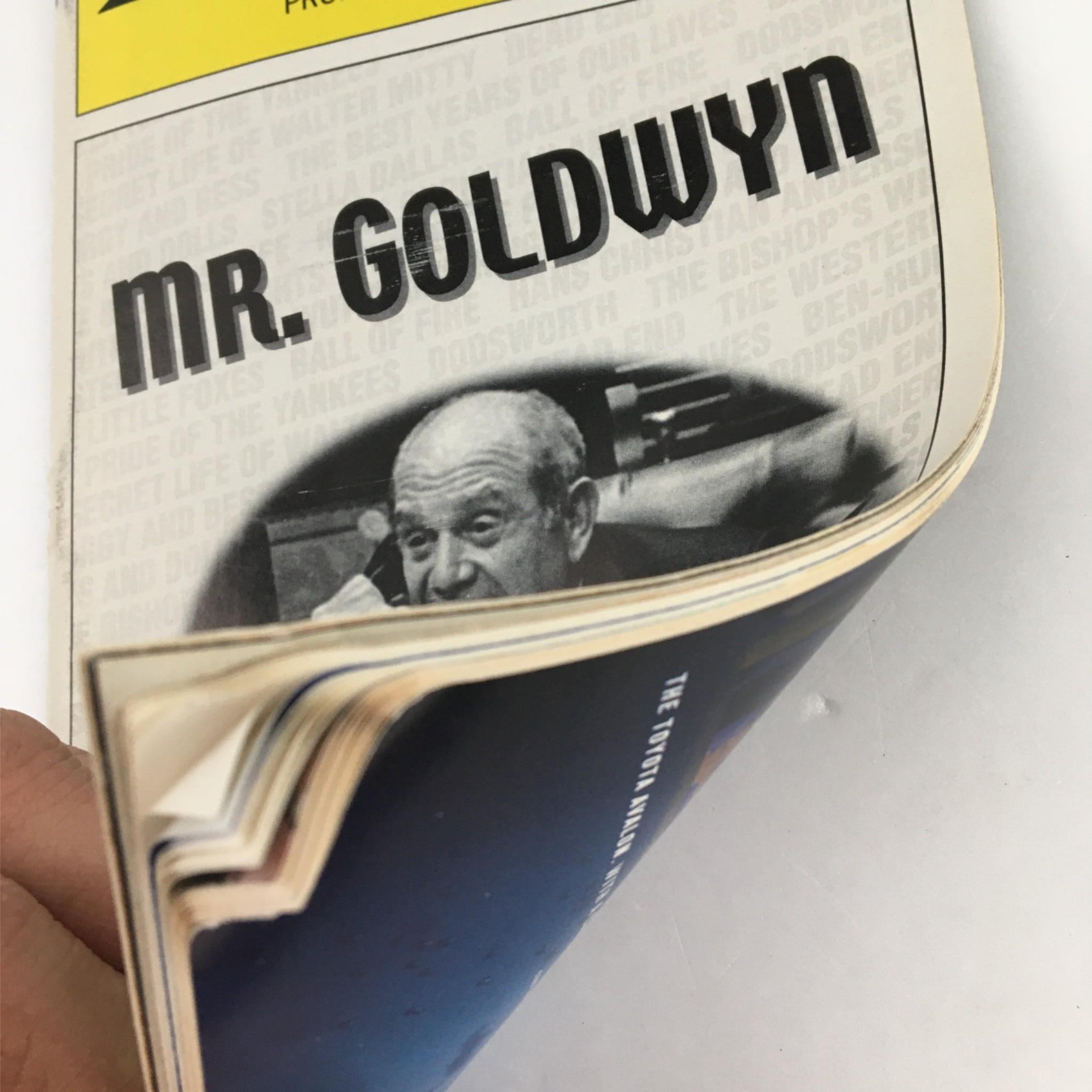 2002 Playbill Mr. Goldwyn by Promenade Theatre, Gene Saks, Alan King