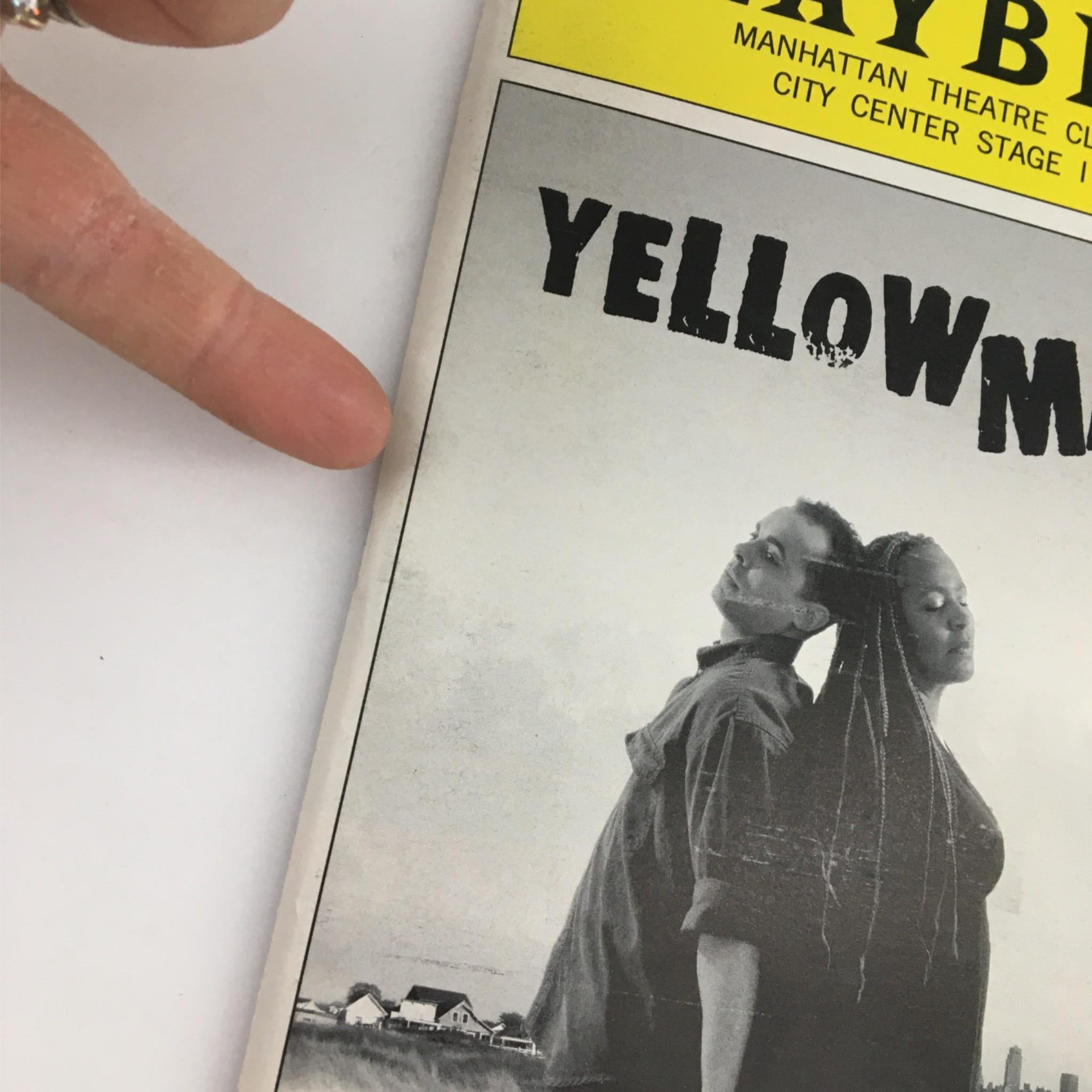 2002 Playbill Yellowman by Manhattan Theater Club City Center Stage I