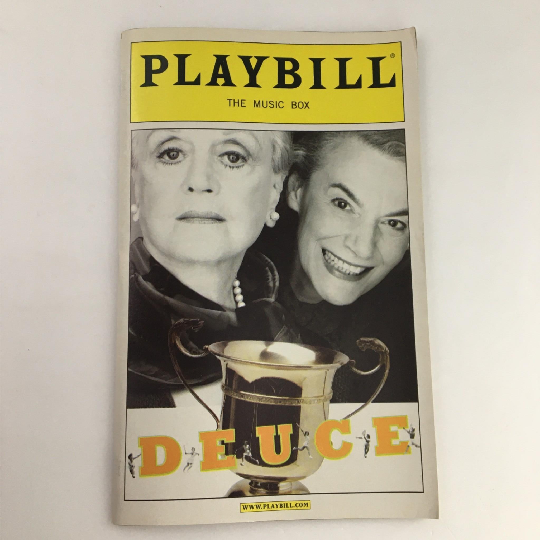 2007 Playbill Deuce by The Music Box, Michael Blakemore, Terrence McNally