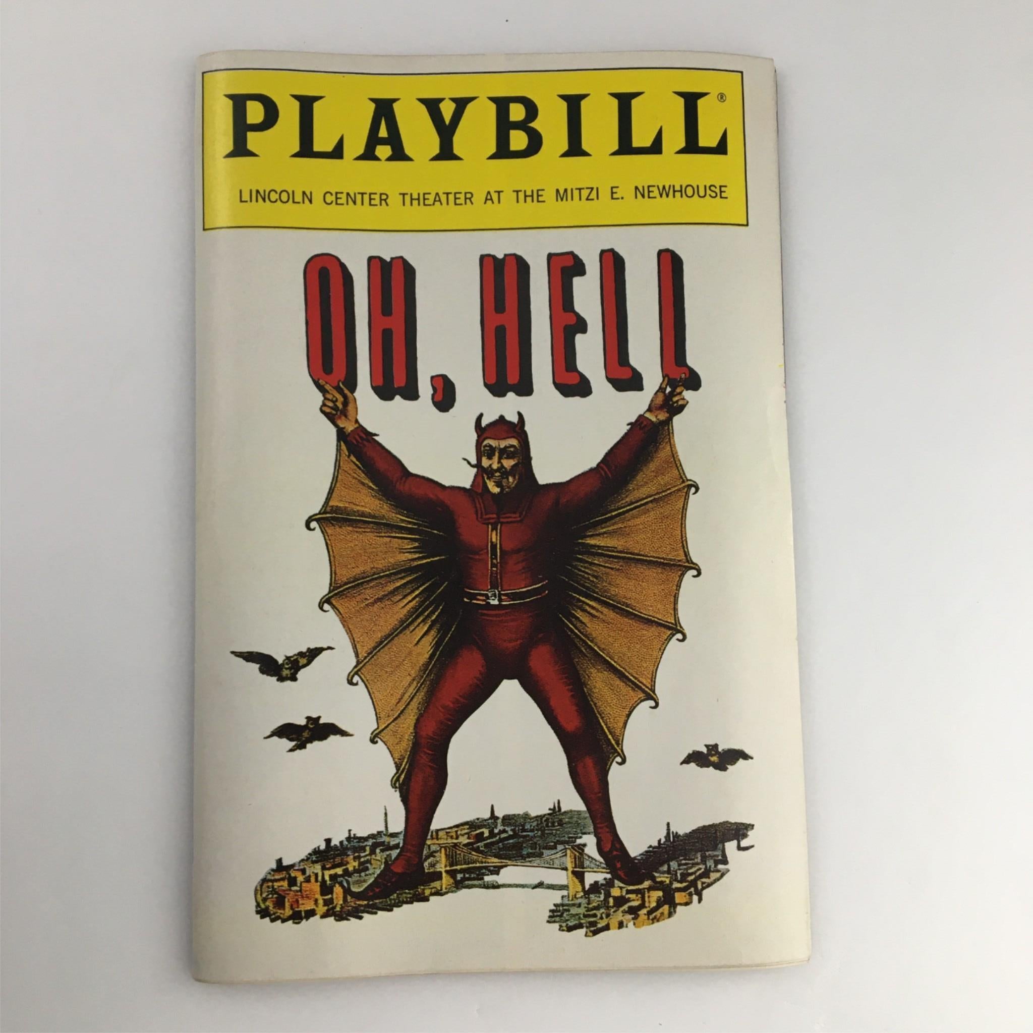 1989 Playbill Oh, Hell by Lincoln Center Theater at the Mitzi E. Newhouse