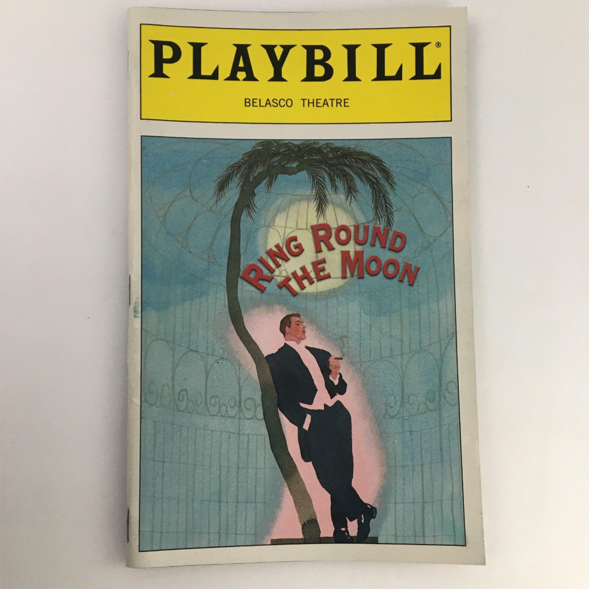 1999 Playbill Ring Round the Moon by Belasco Theatre Jean Anouilh