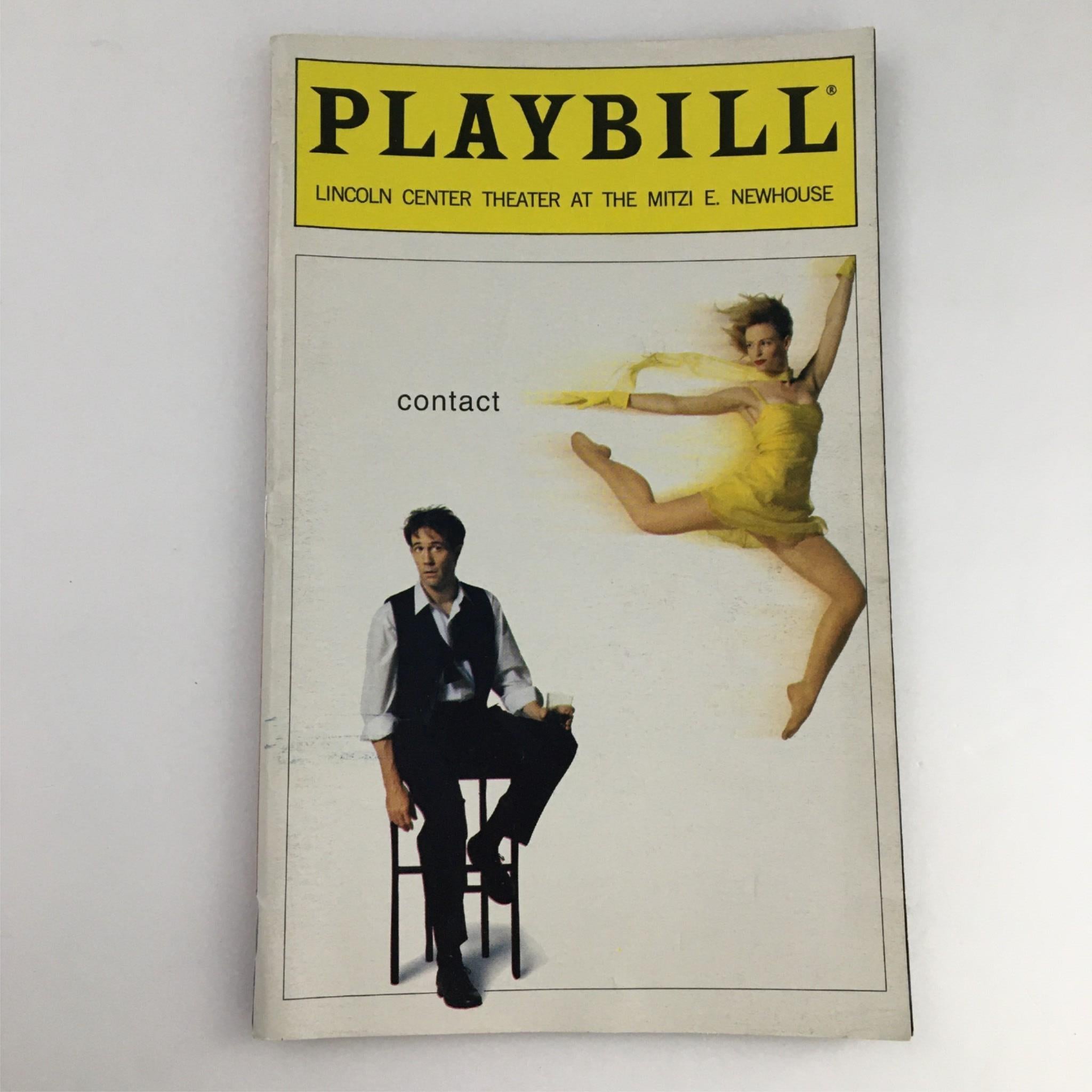 1999 Playbill Contact by Lincoln Center Theater at the Mitzi E. Newhouse