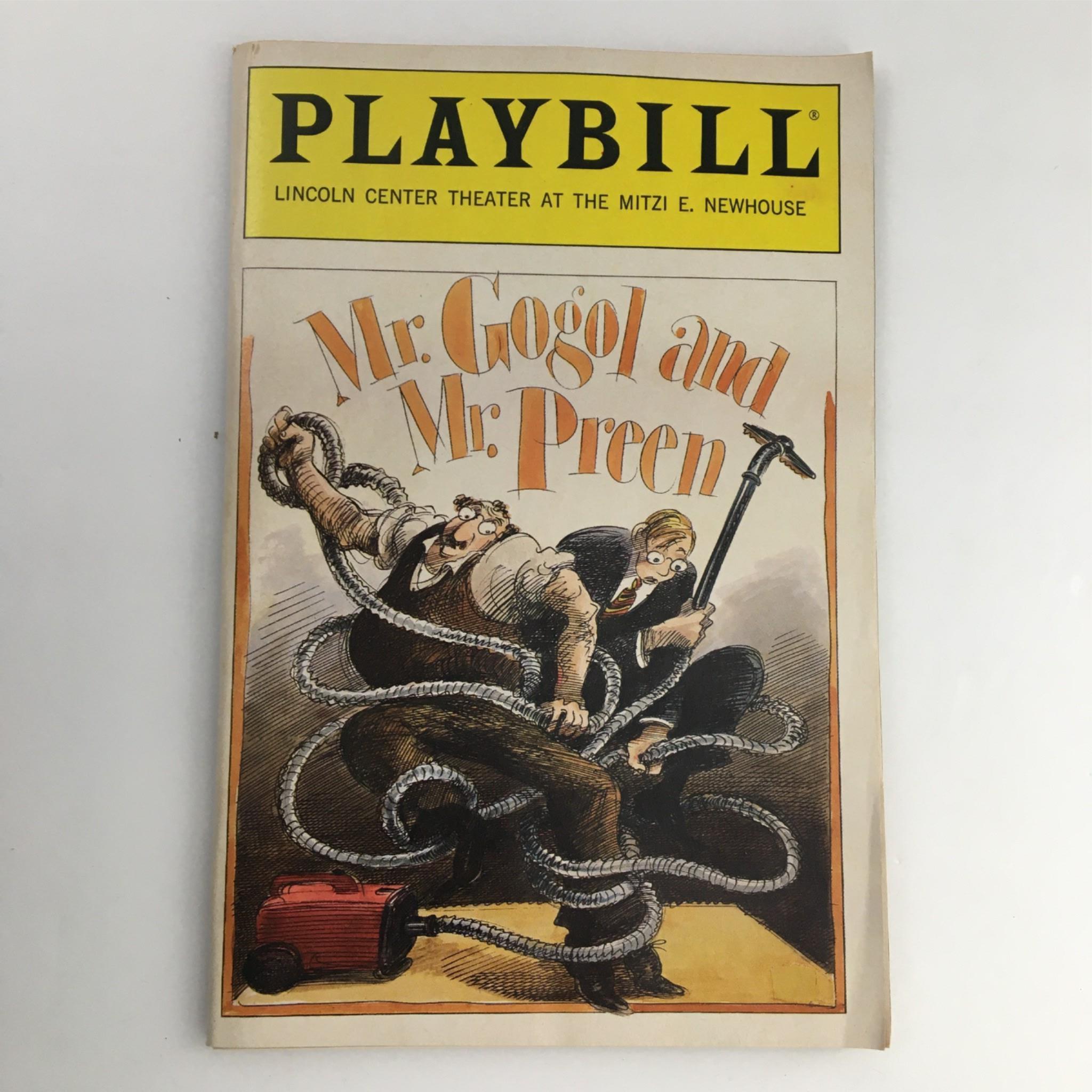 1991 Playbill Mr. Gogol and Mr. Preen by Lincoln Center Theater Elaine May