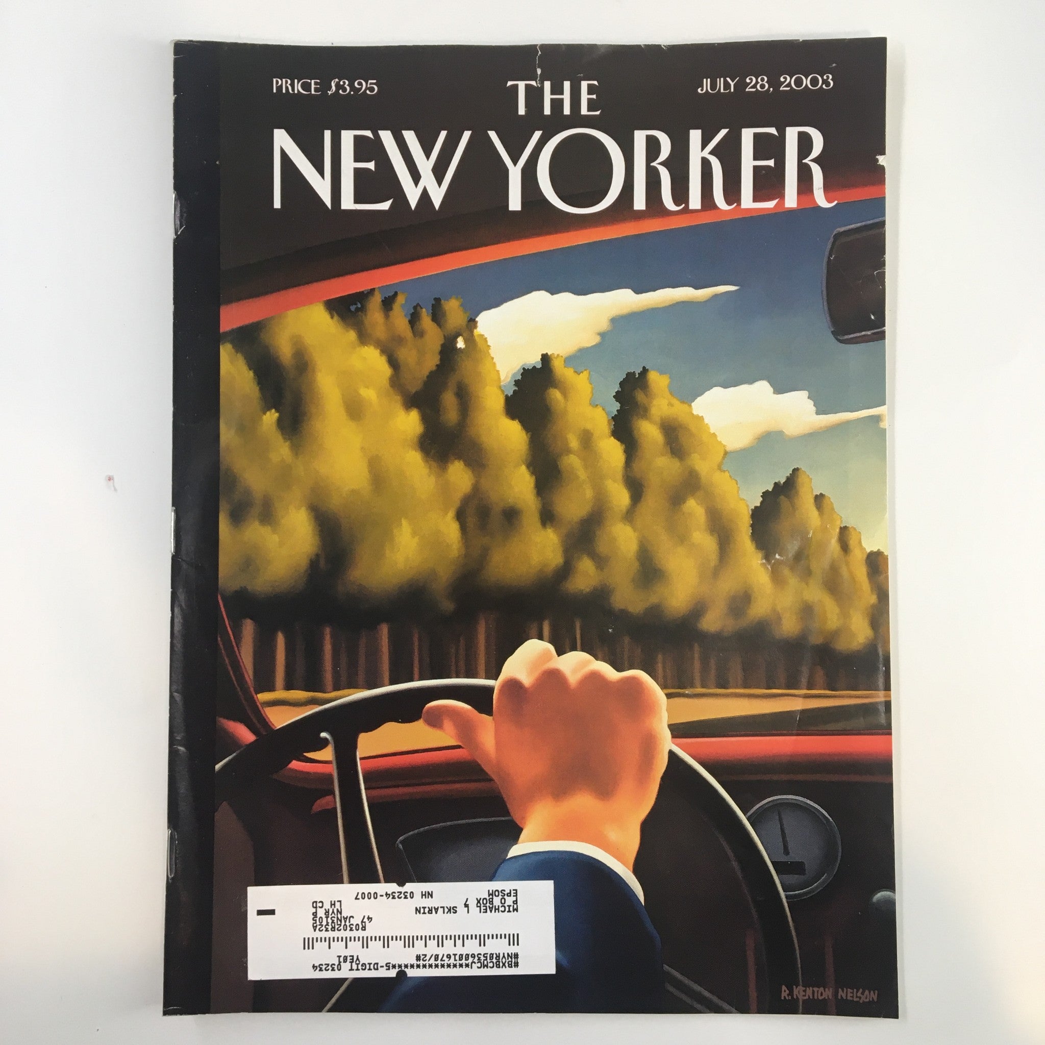 The New Yorker Full Magazine July 28 2003 On the Road by Kenton Nelson