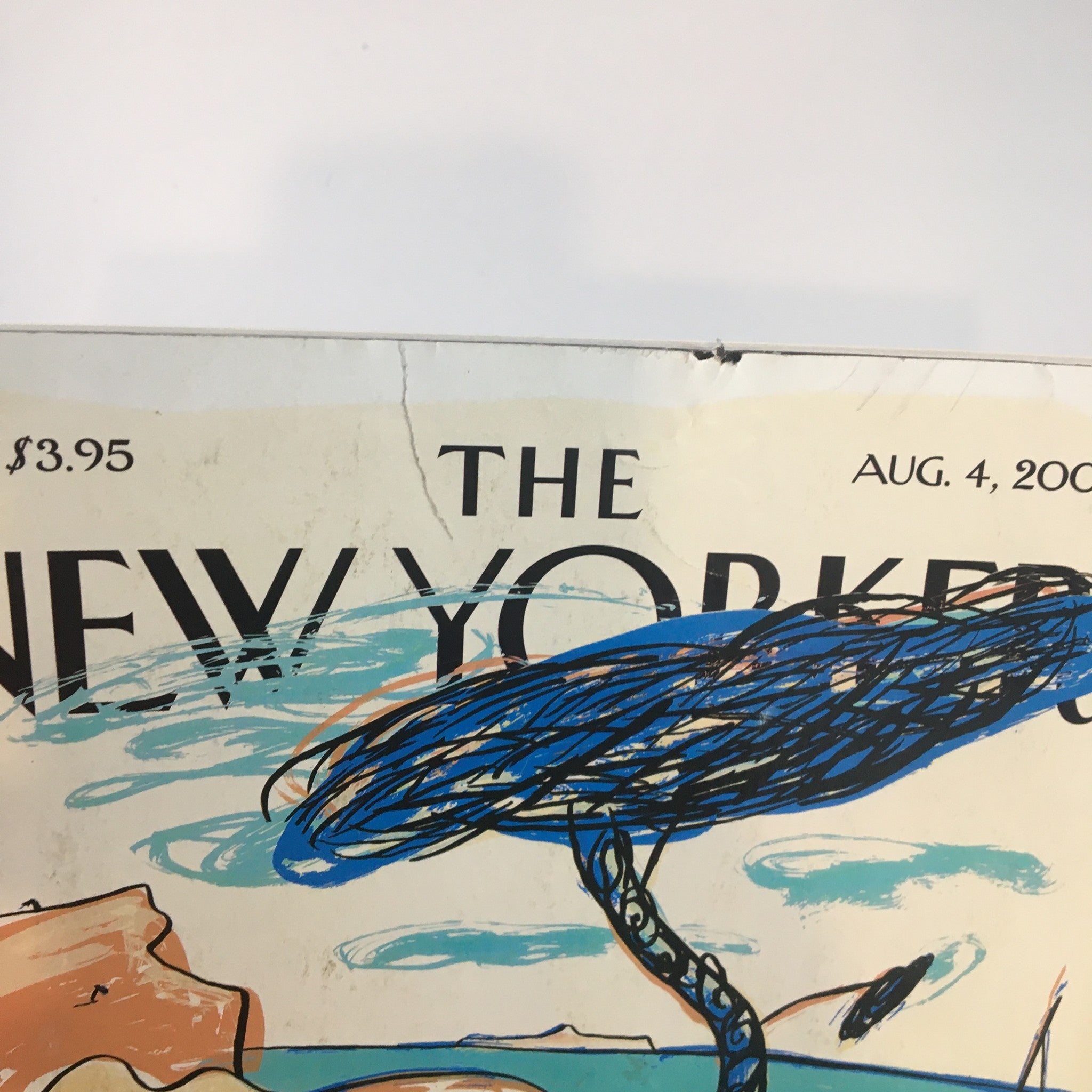 The New Yorker Full Magazine August 4 2003 The Mediterranean Sea by J. Mariscal