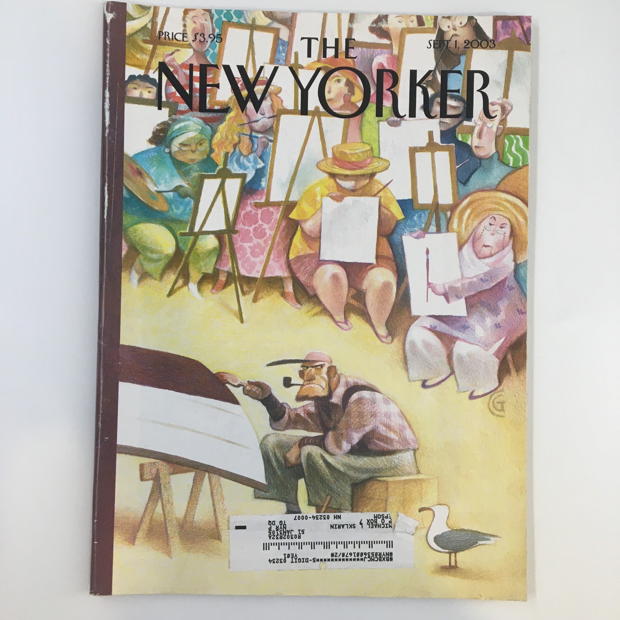 The New Yorker Full Magazine September 1 2003 Summer Painting by Carter Goodrich