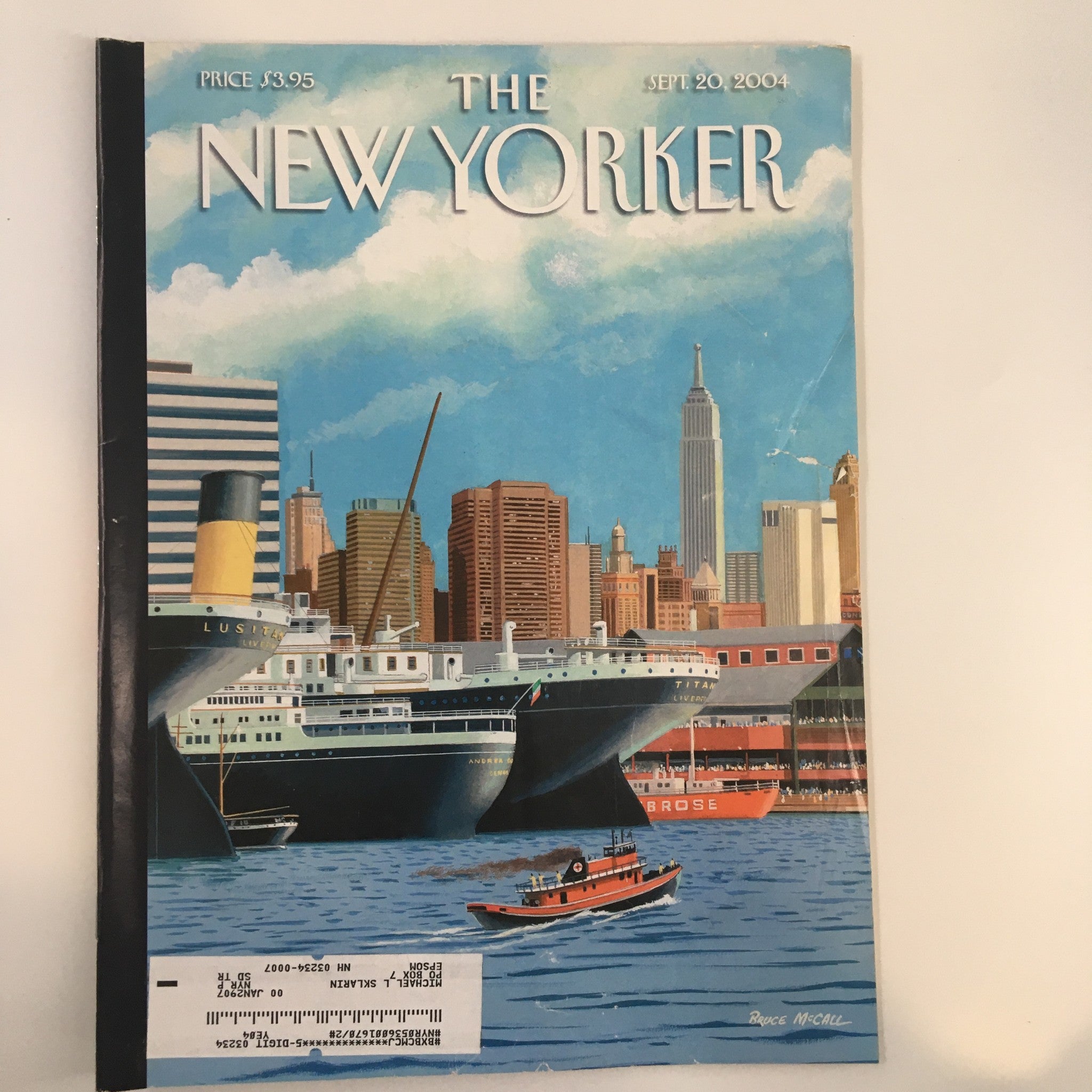 The New Yorker Full Magazine September 20 2004 Ghost Ships by Bruce McCall