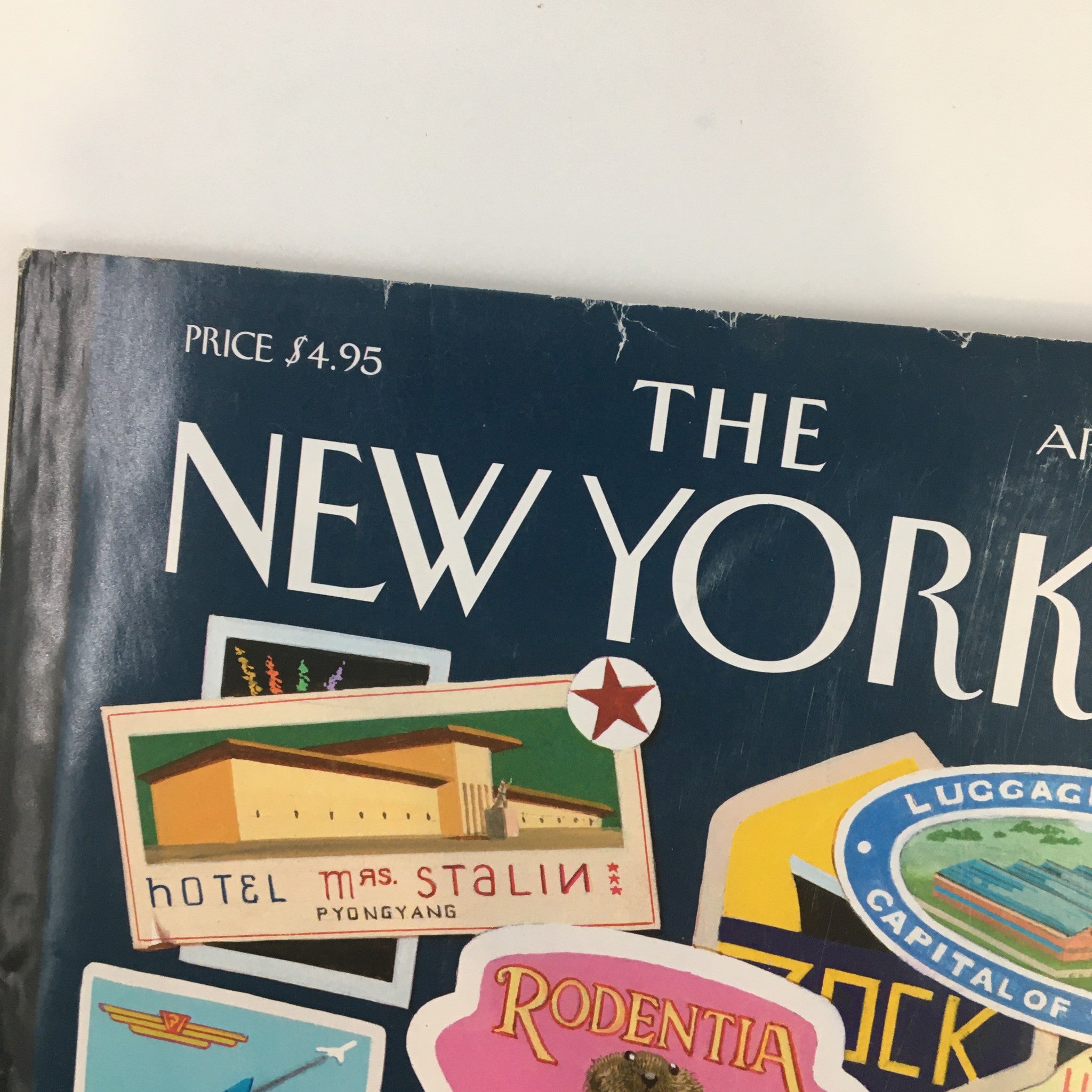 The New Yorker Full Magazine April 18 2005 Joys of Travel by Bruce McCall