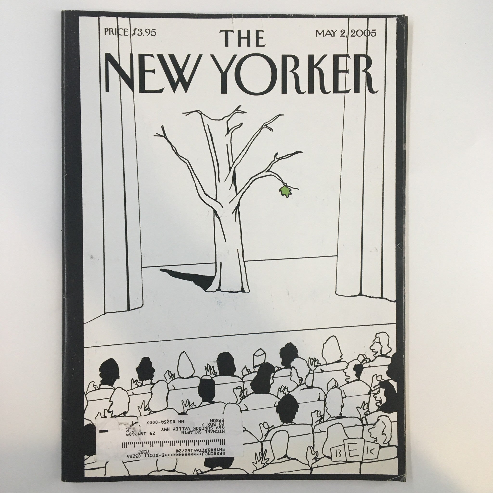 The New Yorker Full Magazine May 2 2005 Bravo, Spring by Bruce Eric Kaplan