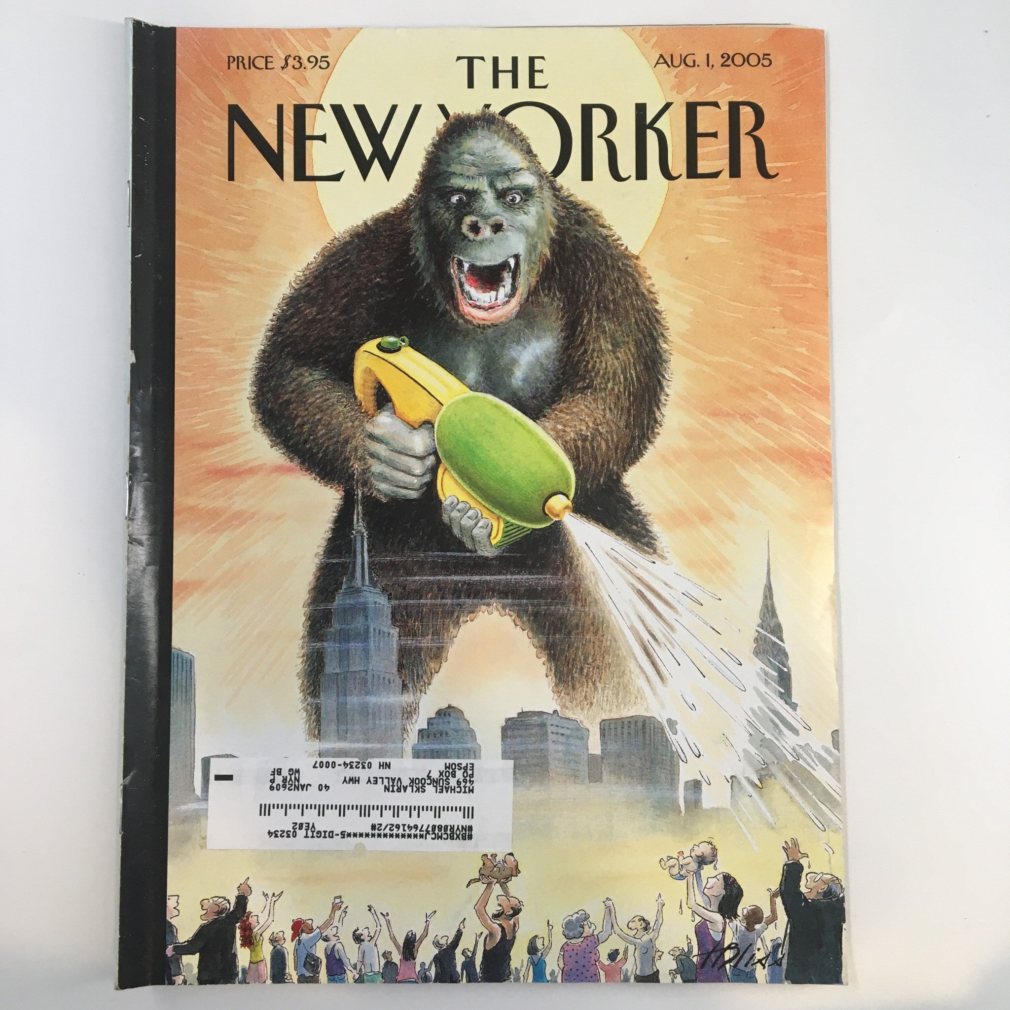 The New Yorker Full Magazine August 1 2005 Son of Kong by Harry Bliss