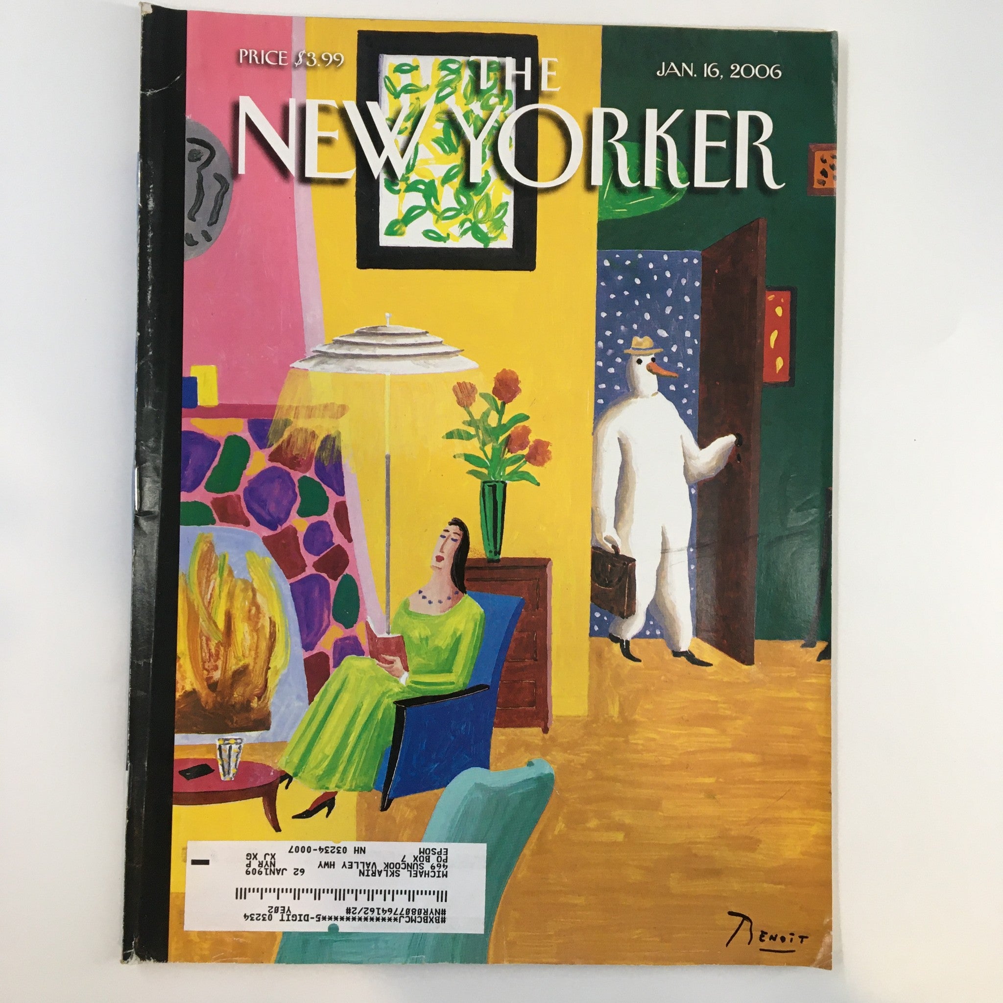 The New Yorker Full Magazine January 16 2006 Joys of Winter by Benoit van Innis