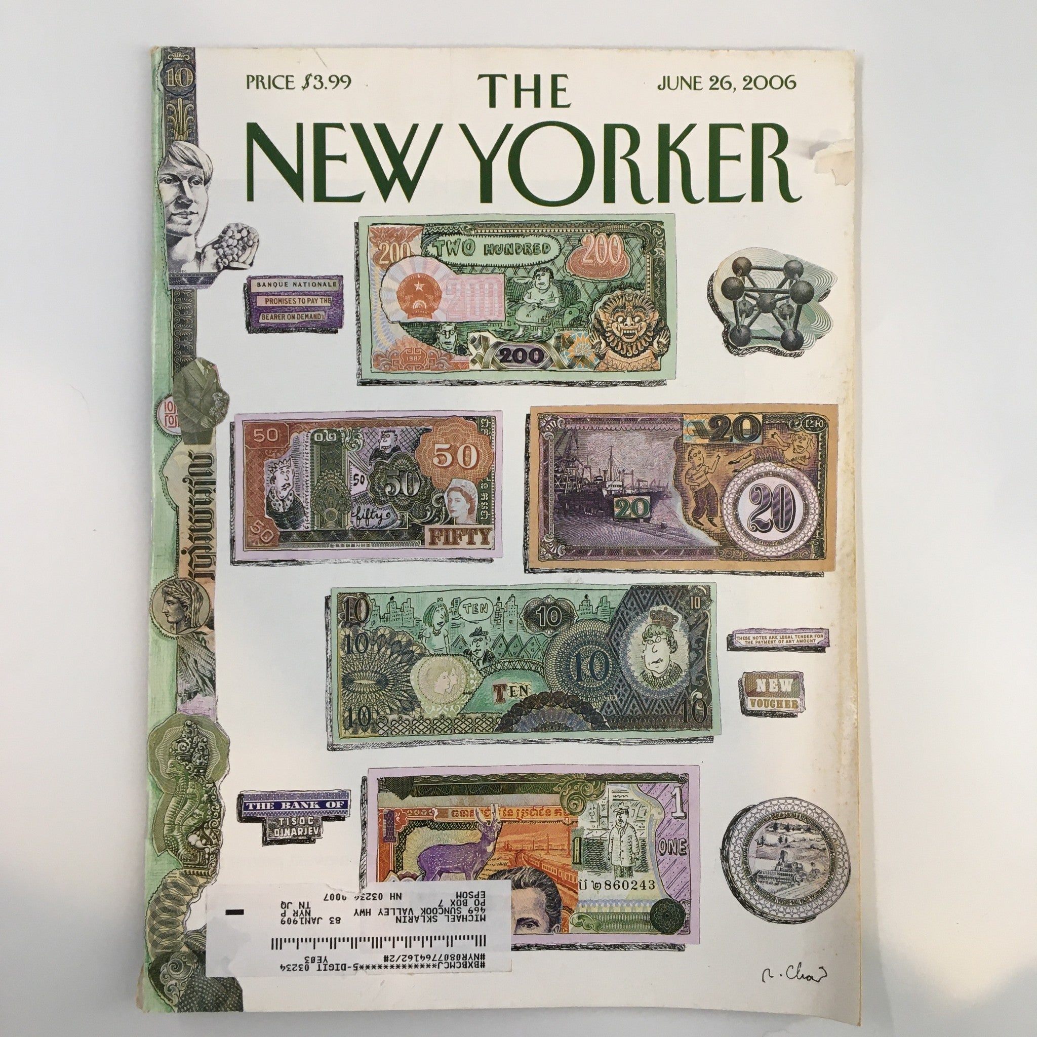 The New Yorker Full Magazine June 26 2006 Mad Money by Roz Chast