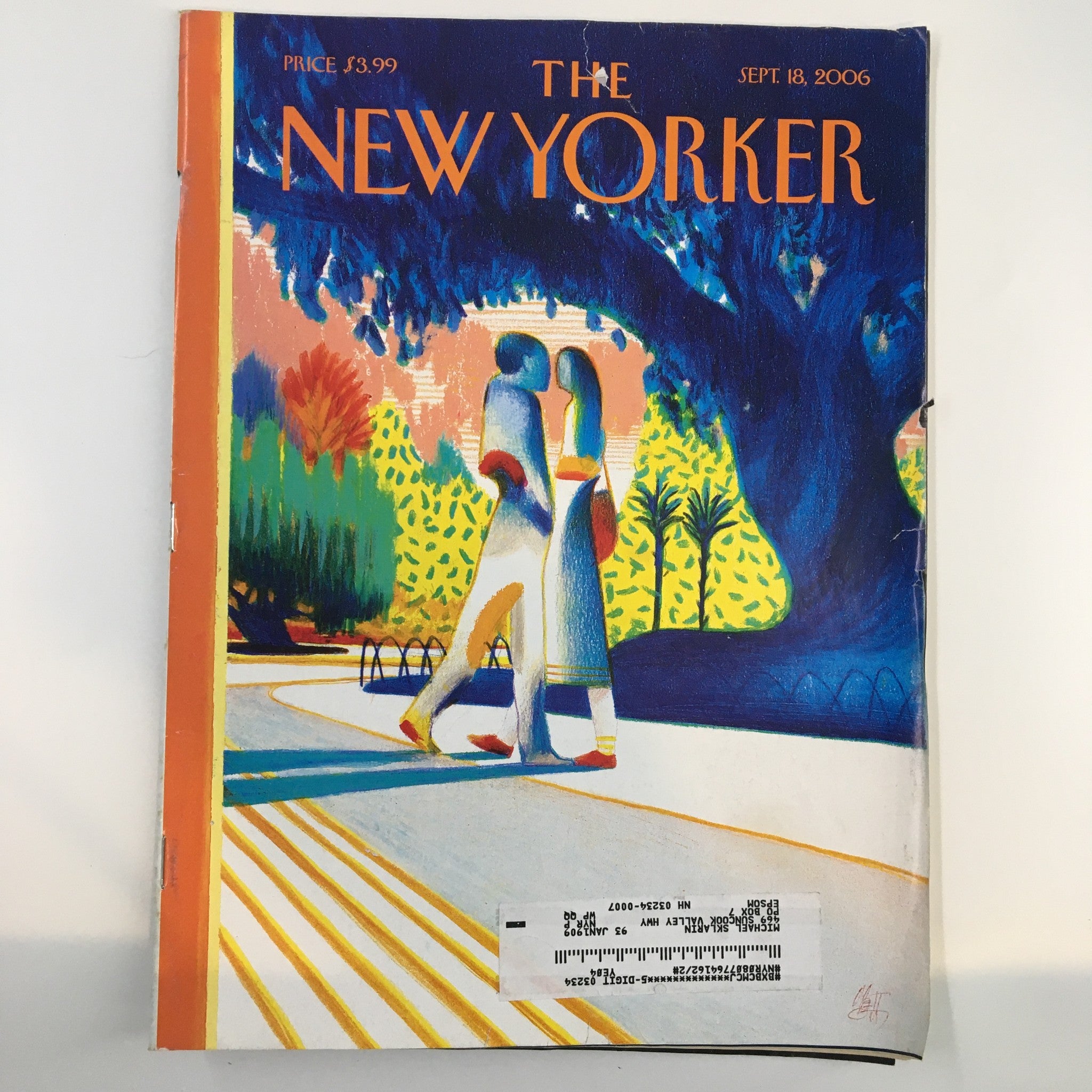 The New Yorker Full Magazine September 18 2006 Memories by Lorenzo Mattotti