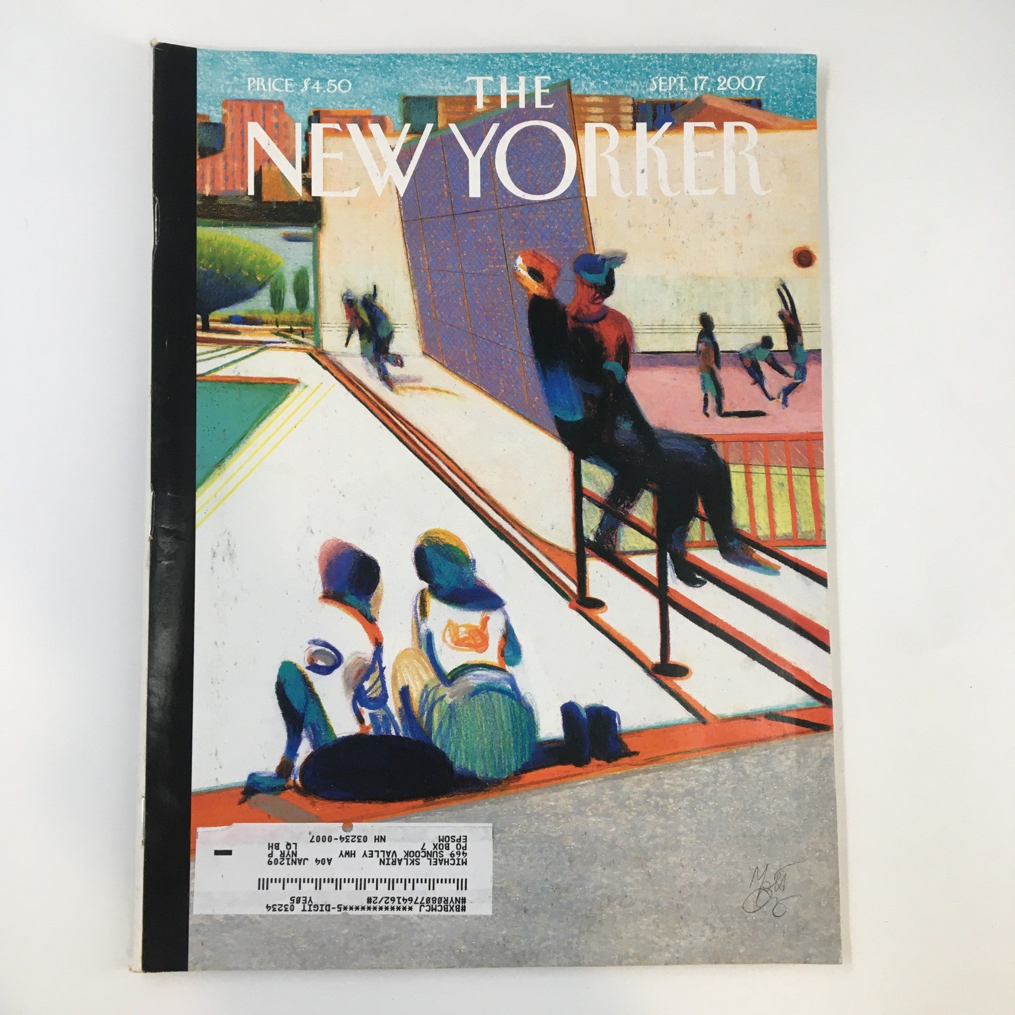 The New Yorker Full Magazine September 17 2007 Playground by Lorenzo Mattotti