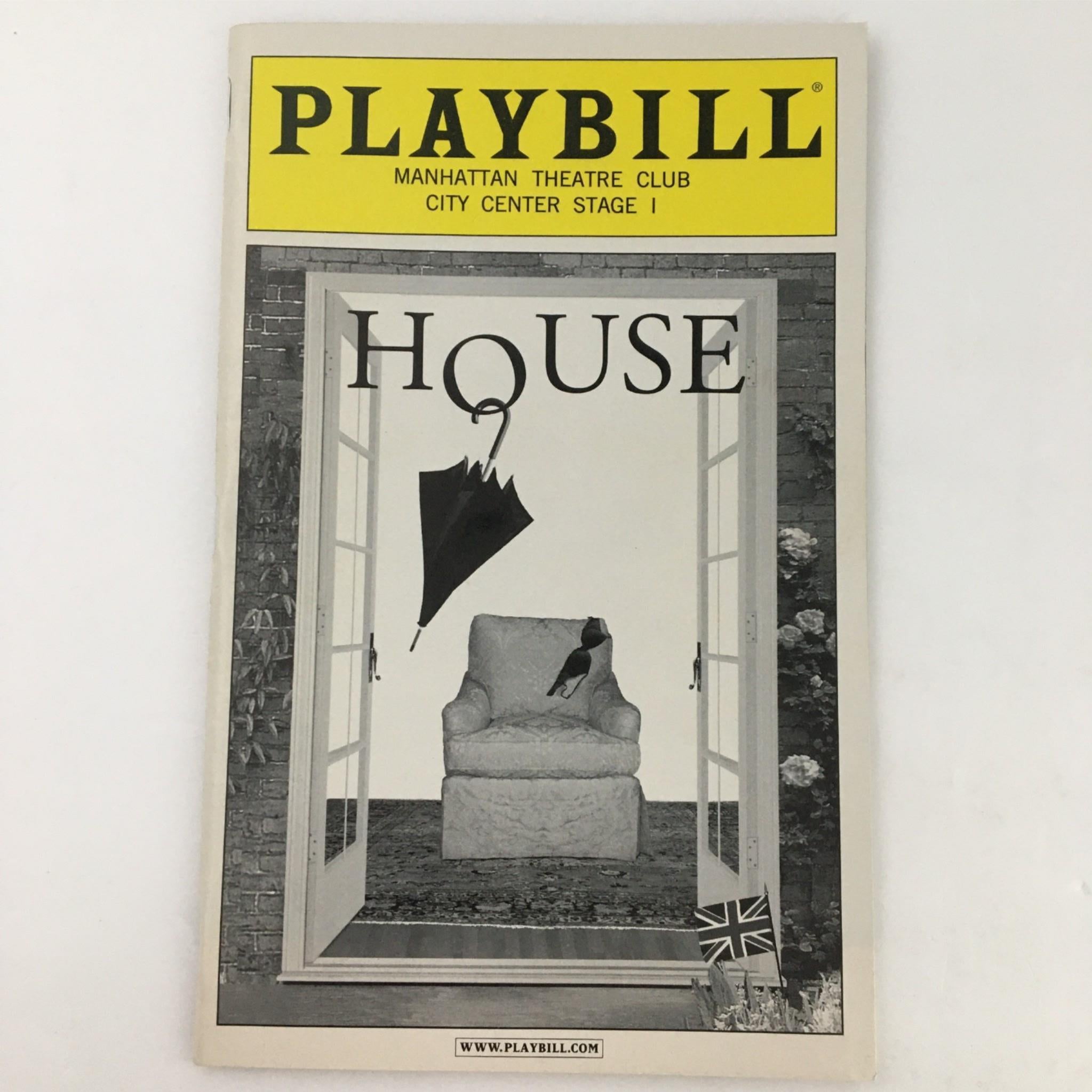 2002 Playbill House by Manhattan Theatre Club, Alan Ayckbourn, John Tillinger