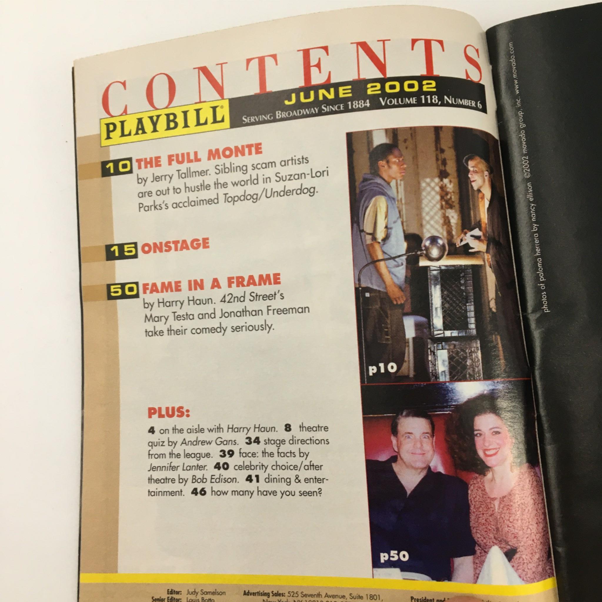 2002 Playbill House by Manhattan Theatre Club, Alan Ayckbourn, John Tillinger