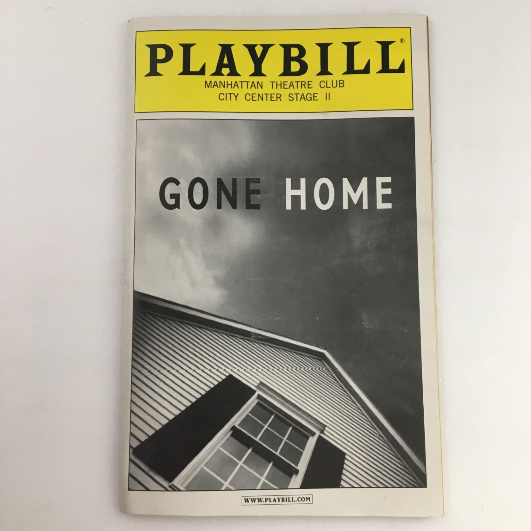 2002 Playbill Gone Home by Lincoln Center Theater, John Corwin, David Warren