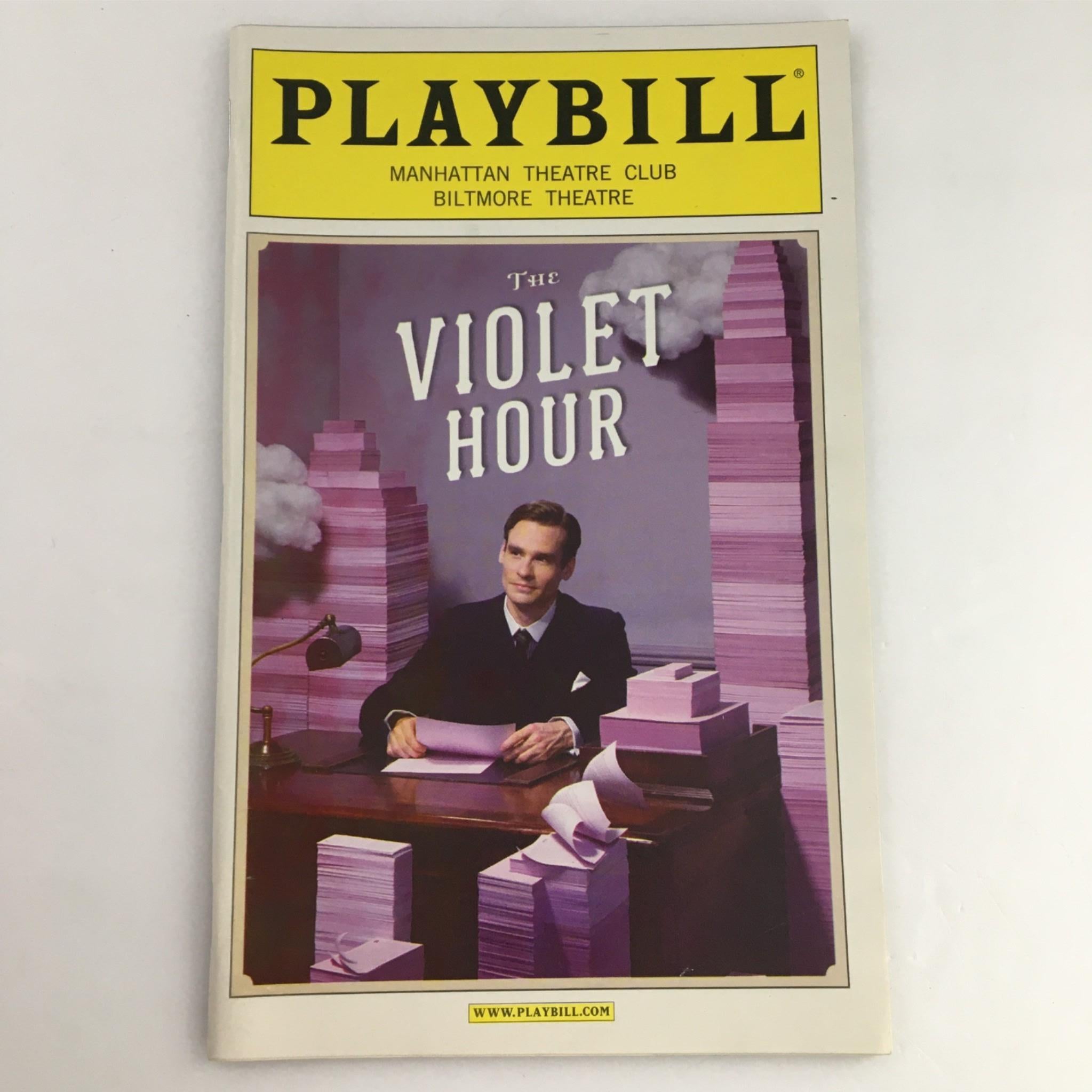 2003 Playbill The Violet Hour by Manhattan Theatre Club, Richard Greenberg