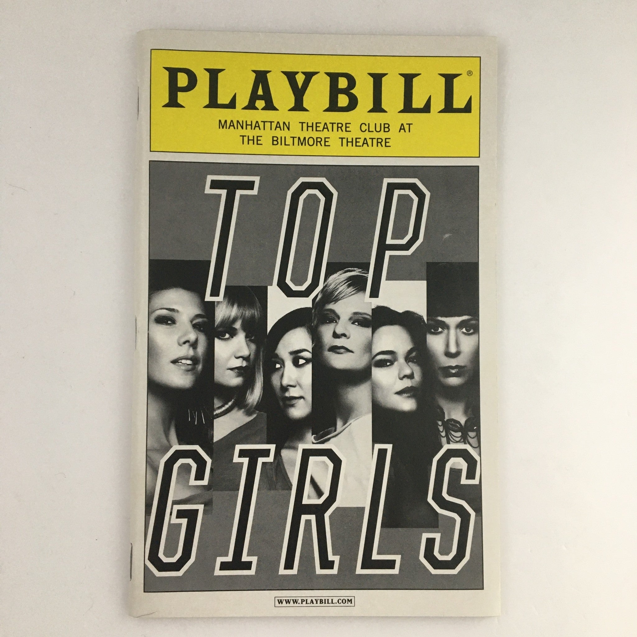 2008 Playbill Biltmore Theatre 'Top Girls' Mary Beth Hurt, Martha Plimpton