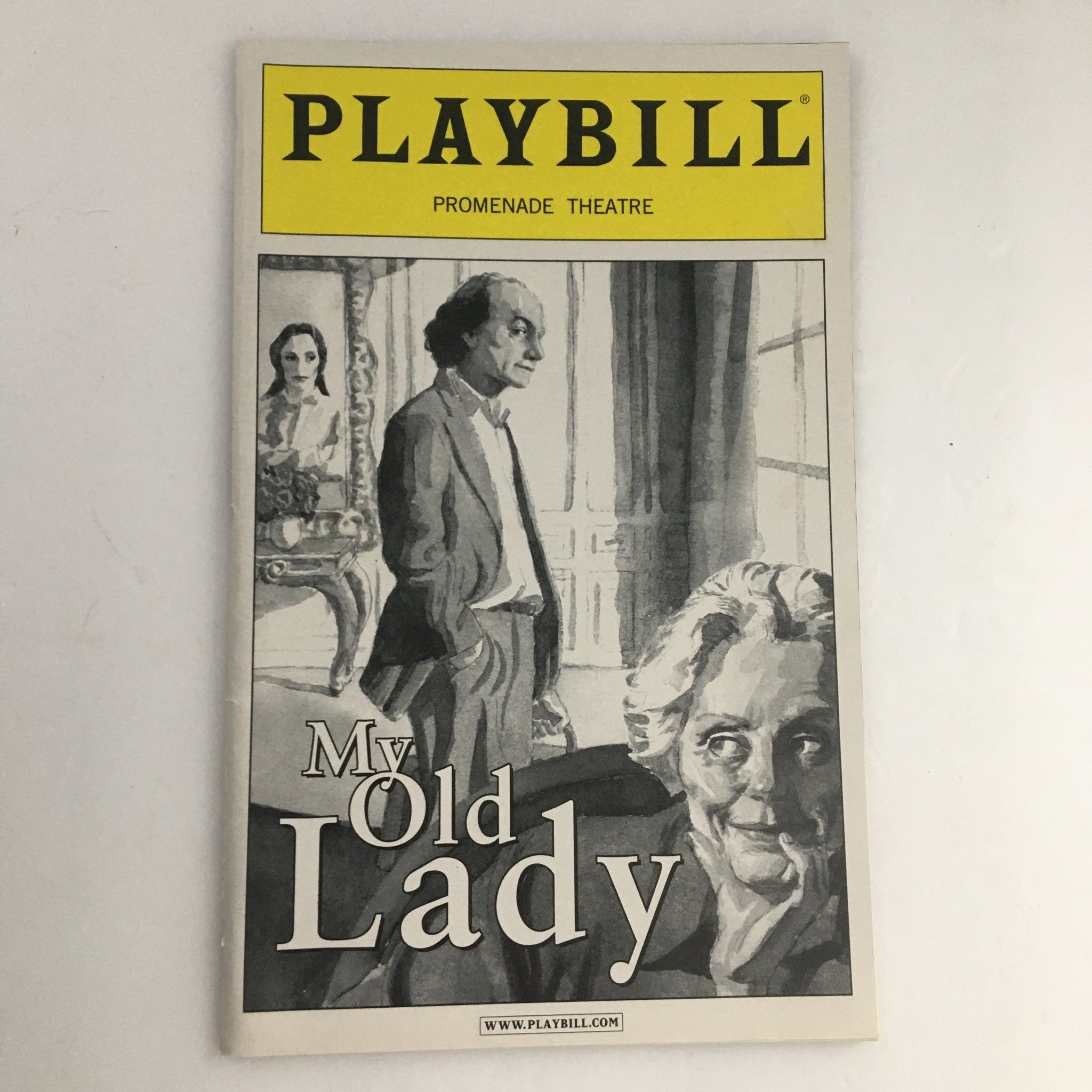 2002 Playbill Promenade Theatre 'My Old Lady' Sian Phillips, Peter Friedman