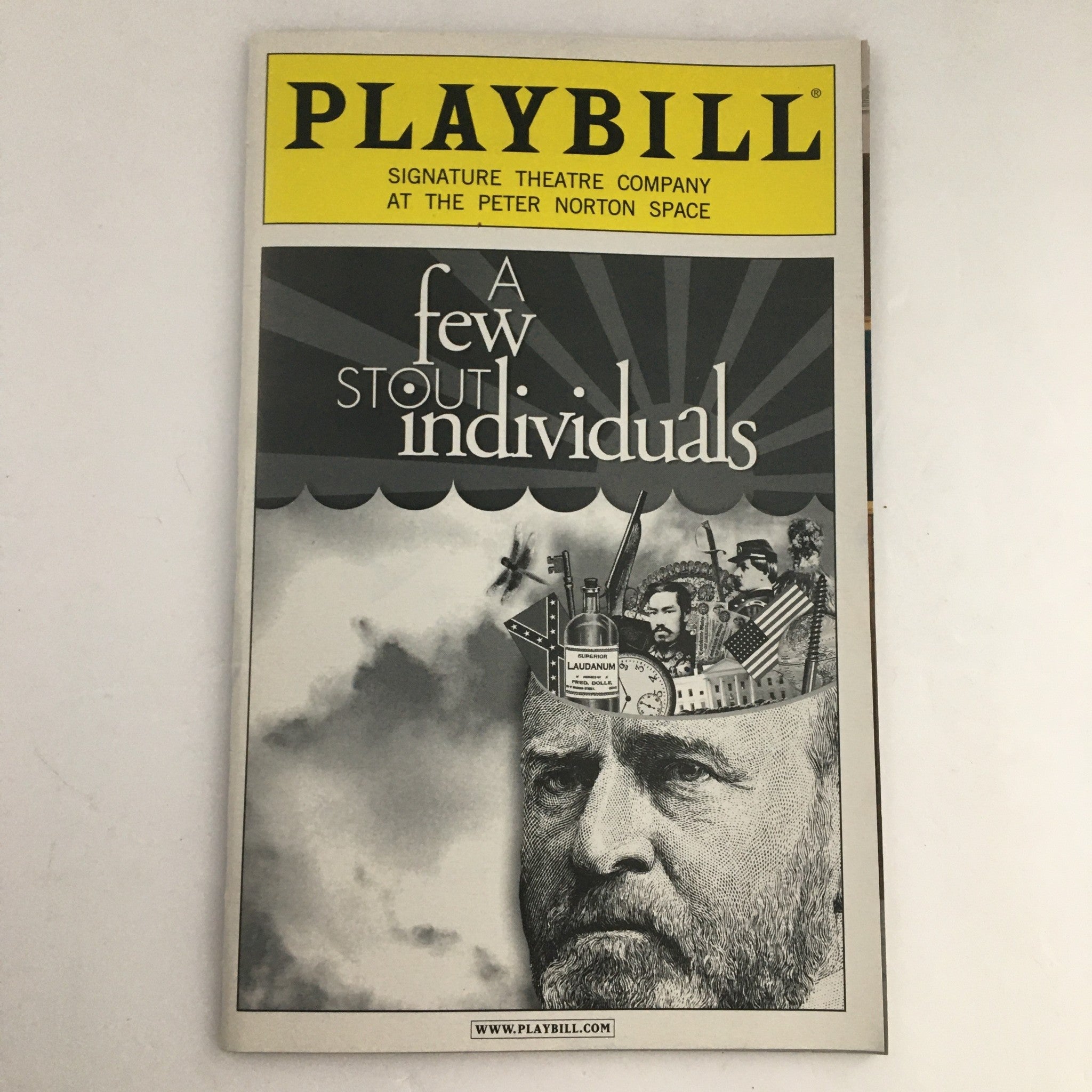 2002 Playbill Signature Theatre Company 'A Few Stout Individuals' Michi Barall