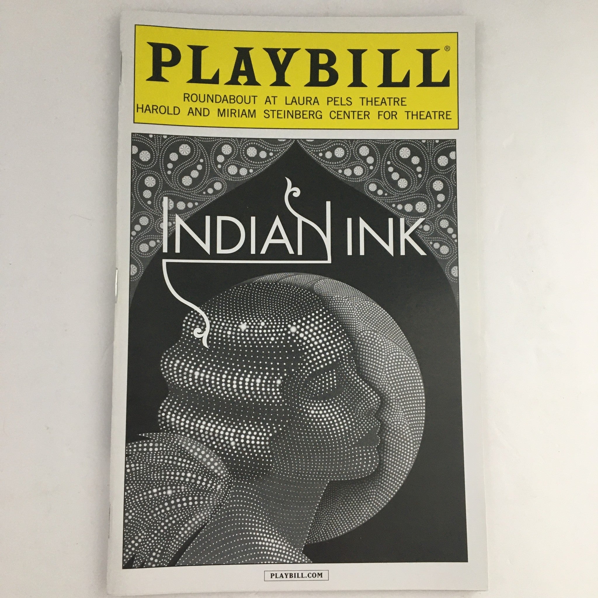 2014 Playbill Roundabout Theatre Company 'Indian Ink' Firdous Bamji, Bill Buell