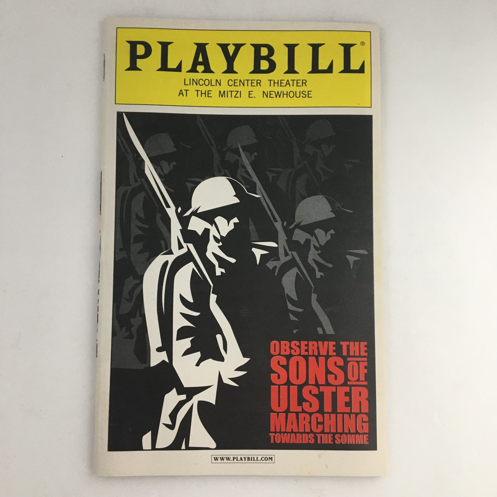 2003 Playbill Mitzi E. Newhouse Observe The Sons of Ulcer Marching Towards Somme