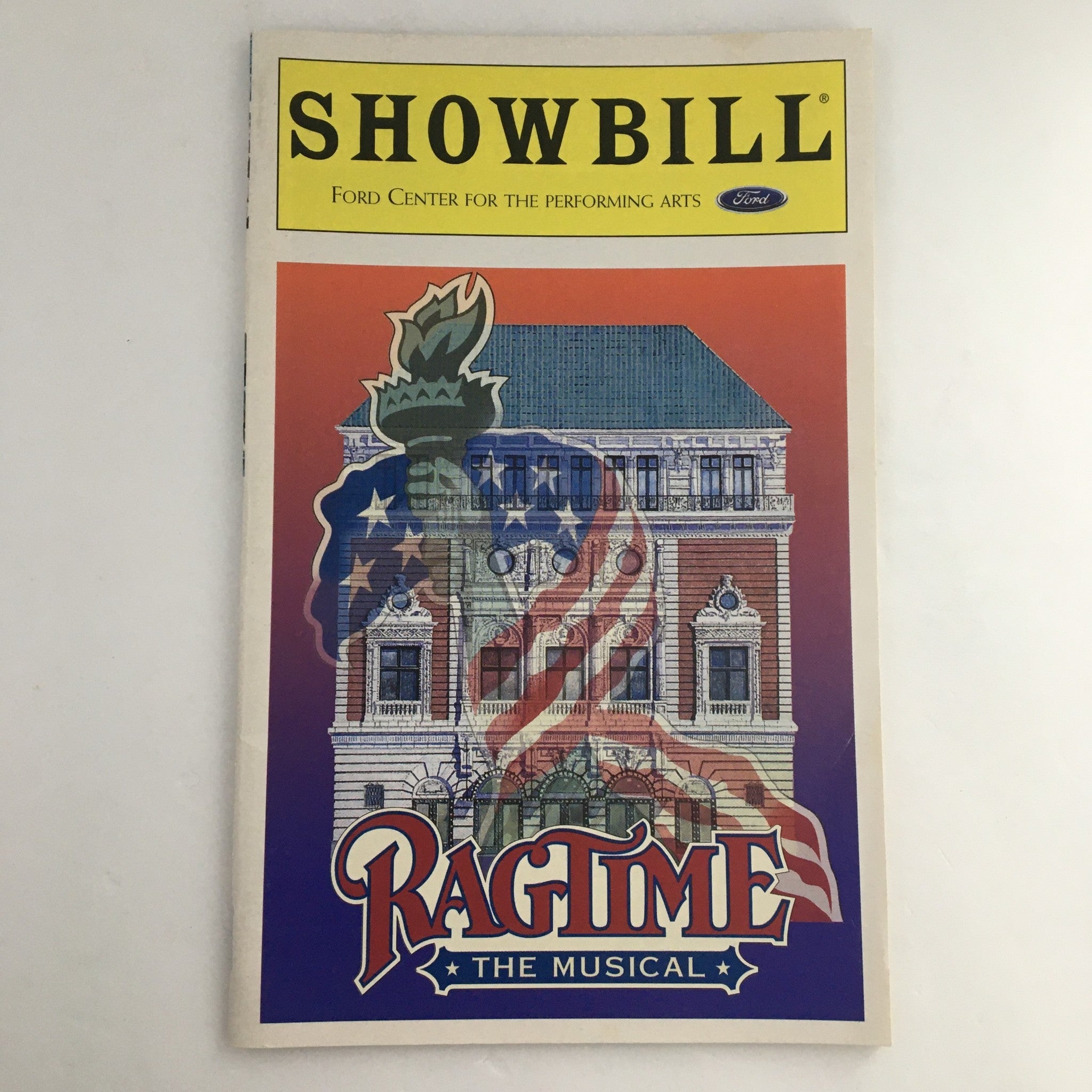 1998 Playbill Ford Center for the Performing Arts 'Ragtime' feat. Lynette Perry