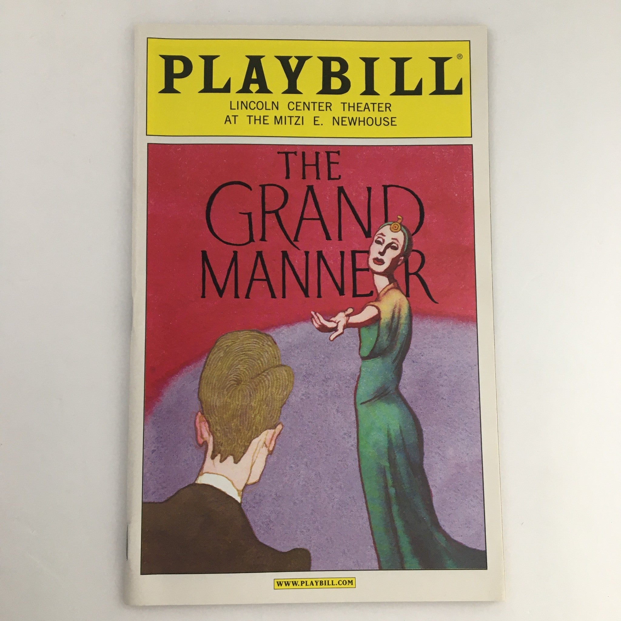 2010 Playbill Mitzi E. Newhouse 'The Grand Manner' Kate Burton, Bobby Steggert