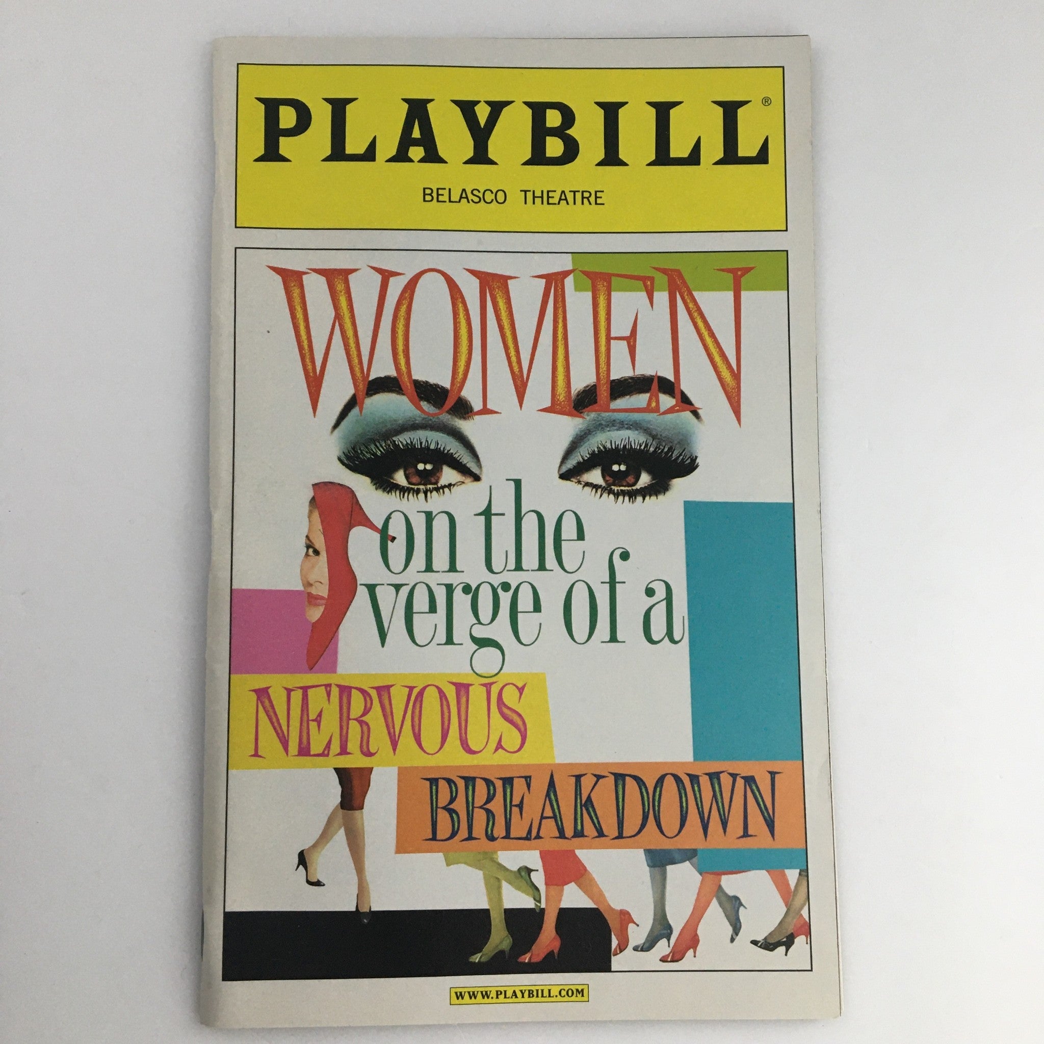 2010 Playbill Lincoln Center Theater 'Women on the Verge of a Nervous Breakdown'