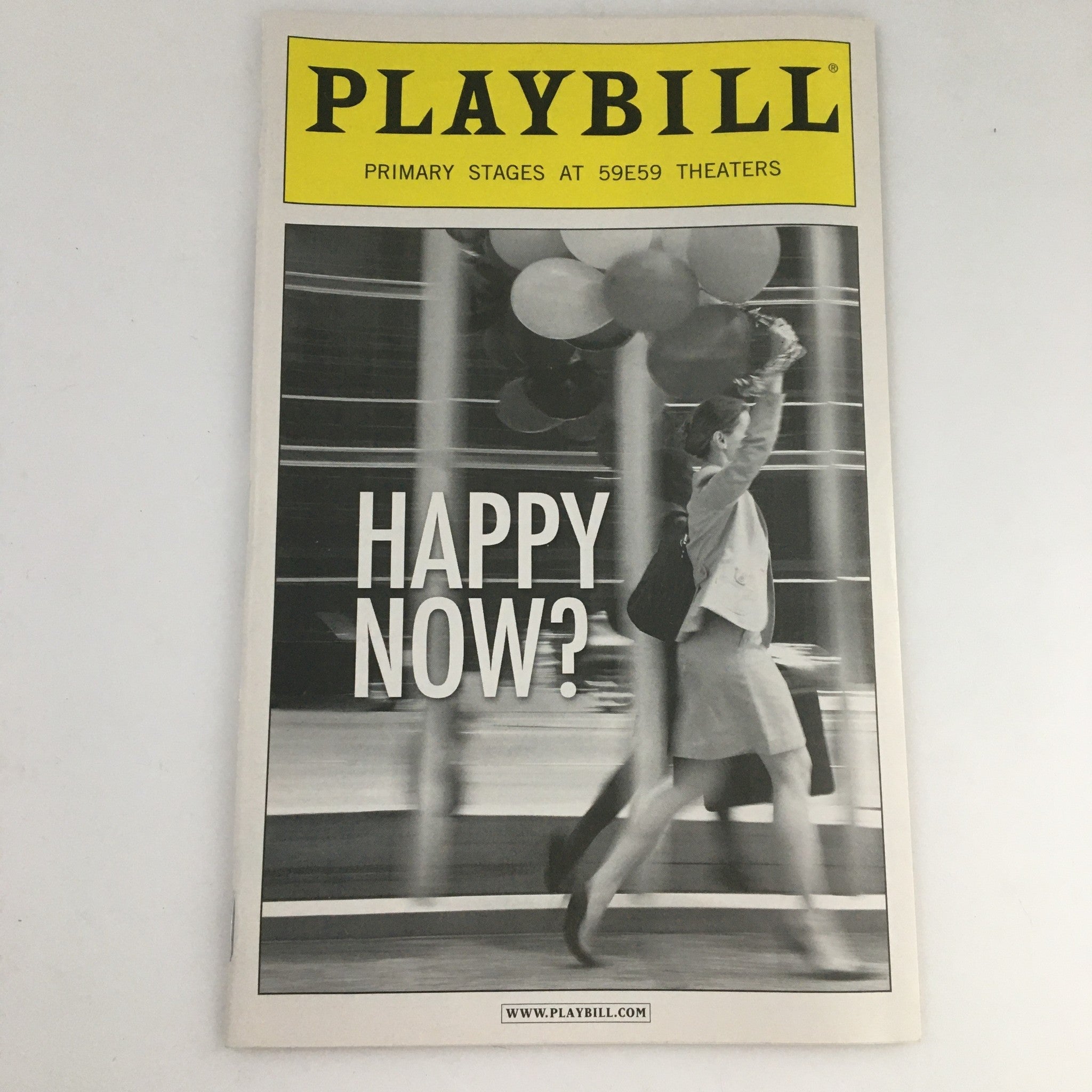 2010 Playbill Primary Stages 'Happy Now?' Kate Arrington and Kelly AuCoin