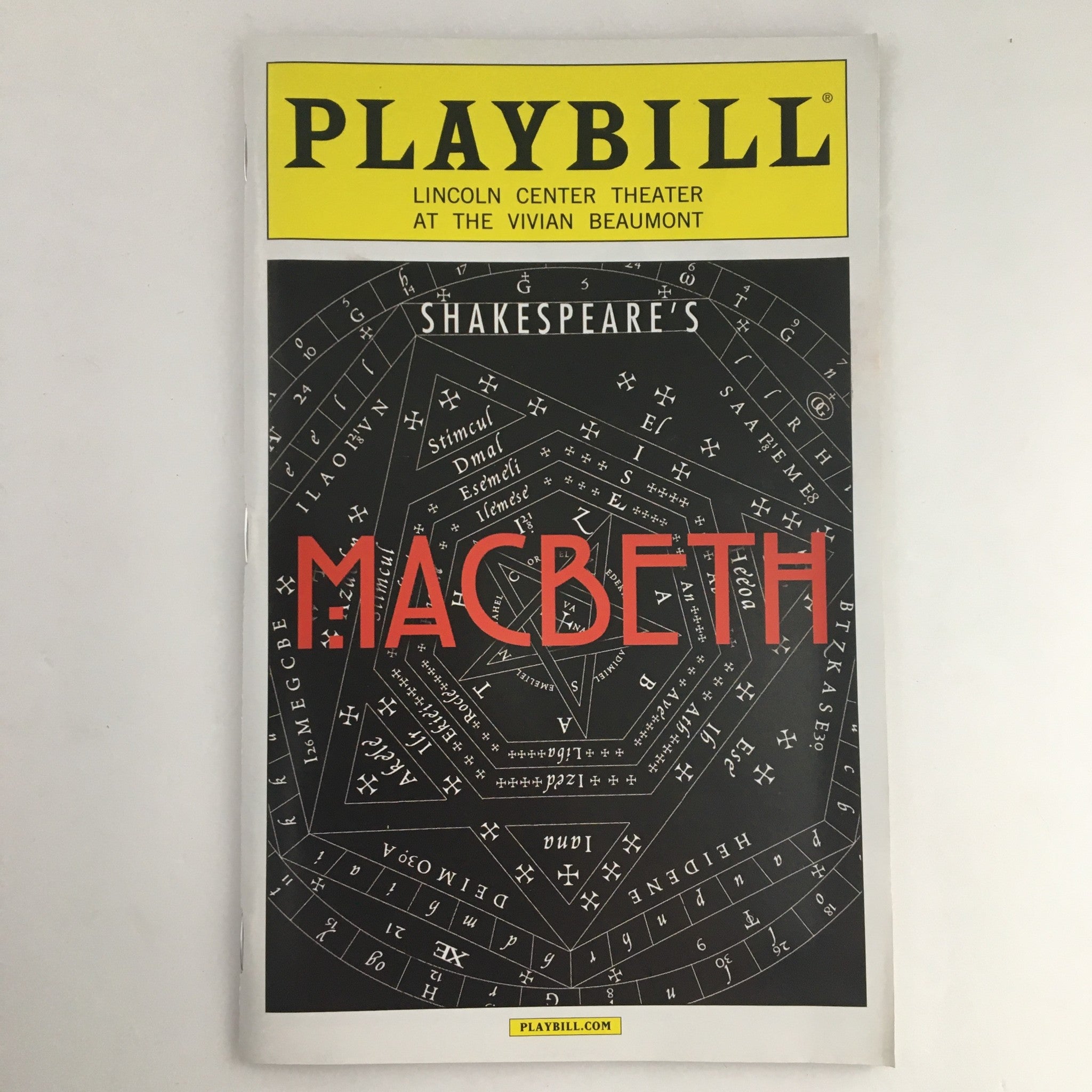 2013 Playbill Vivian Beaumont 'Shakespeare's Macbeth' Bianca Amato, Paul Kite