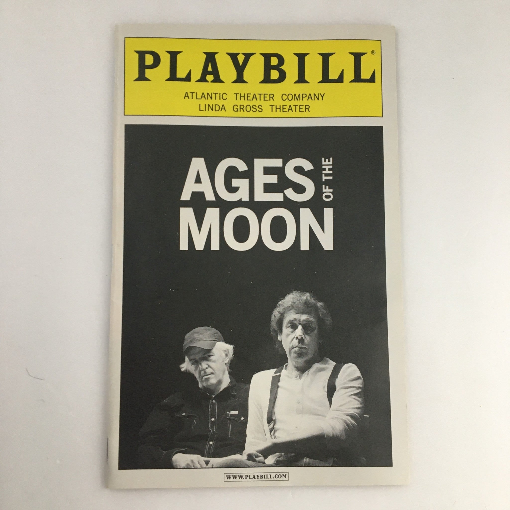 2010 Playbill Atlantic Theater Company 'Ages of the Moon' by Sam Shepard