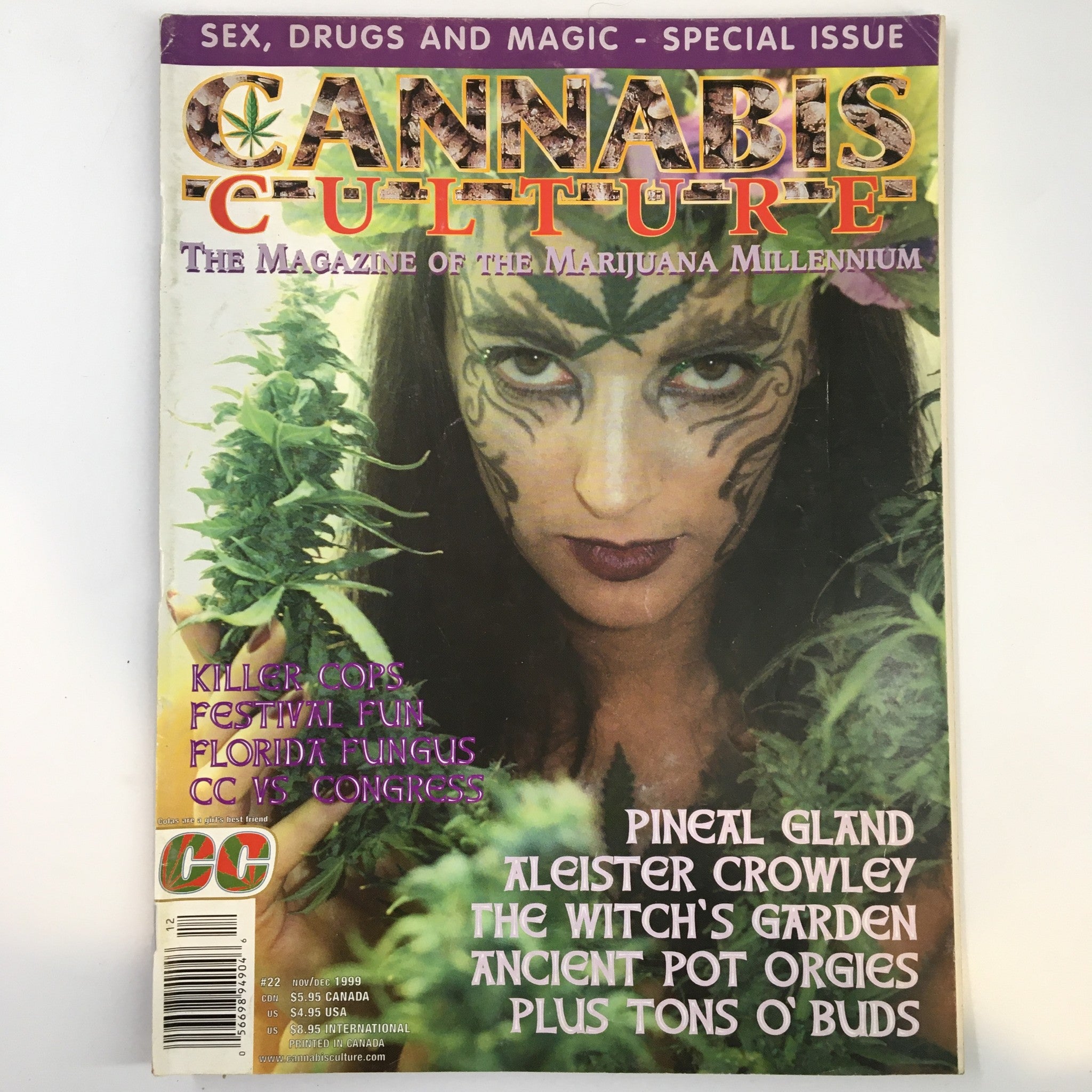 Cannabis Culture Magazine November 1999 Festival Fun & Florida Fungus No Label