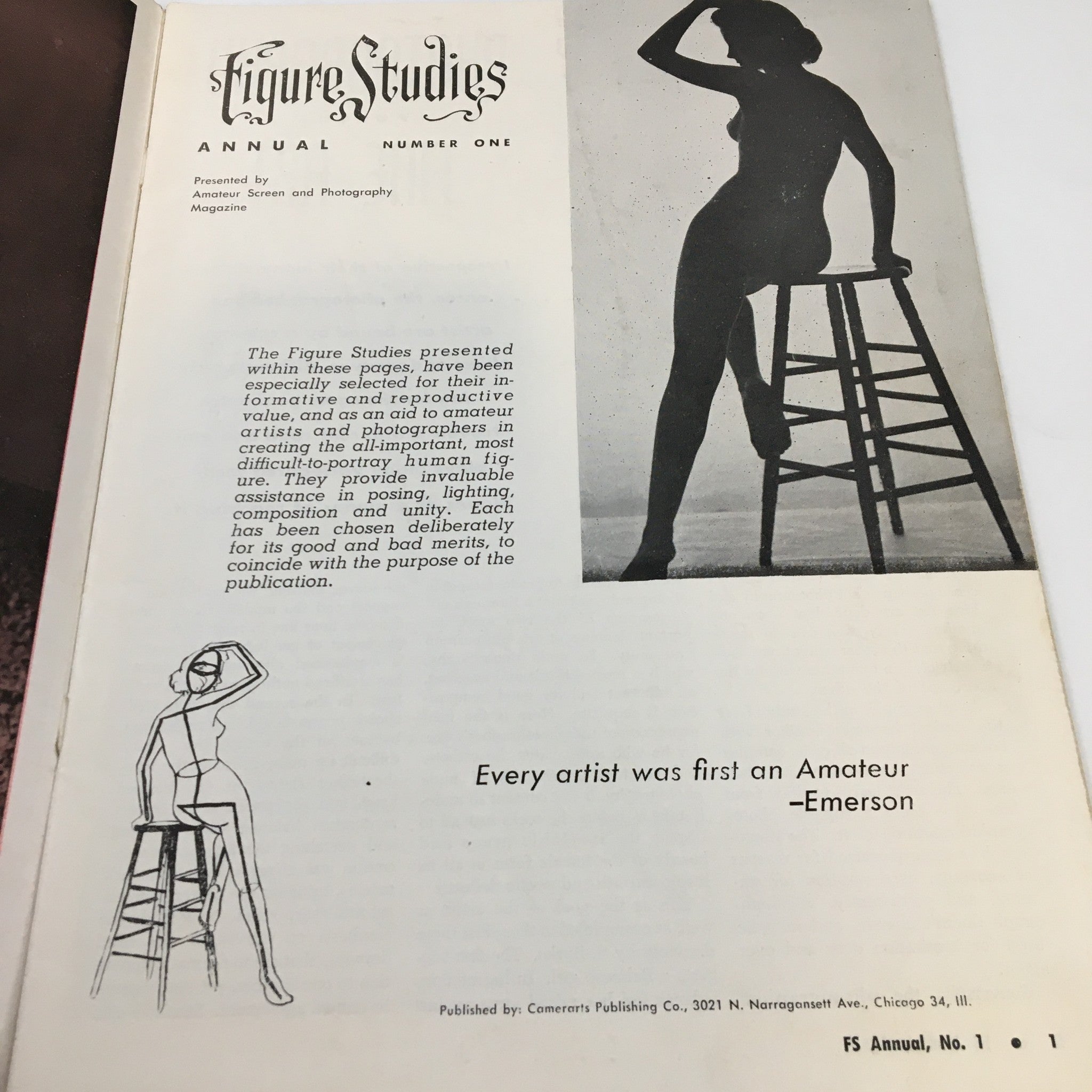 VTG Figure Studies Annual Magazine Number 1 Every Artist Was First An Amateur
