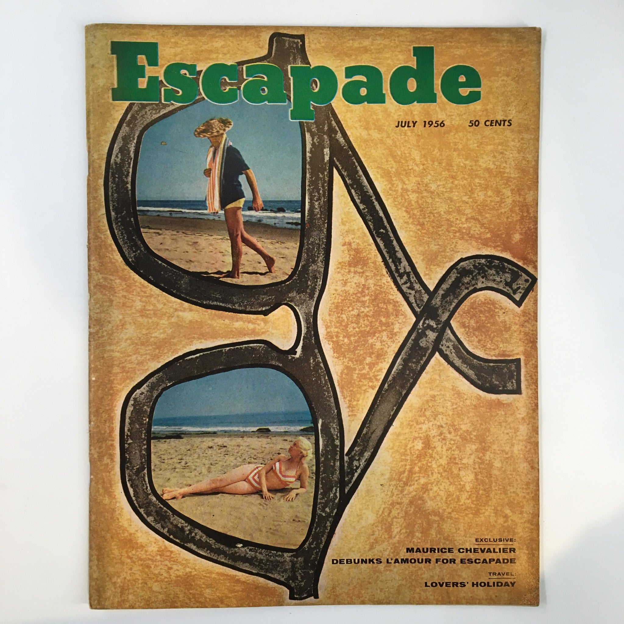 VTG Escapade Magazine July 1956 TV To Toros Bette Ford No Label