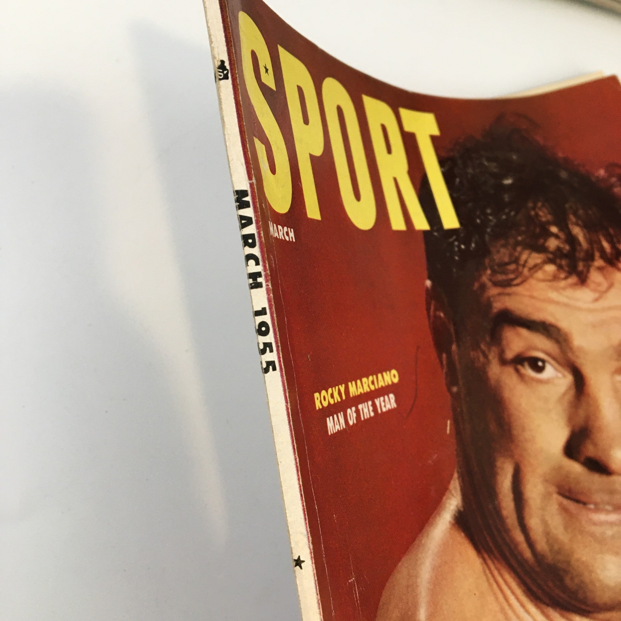 VTG Sport Magazine March 1955 Rocky Marciano Man of the Year No Label