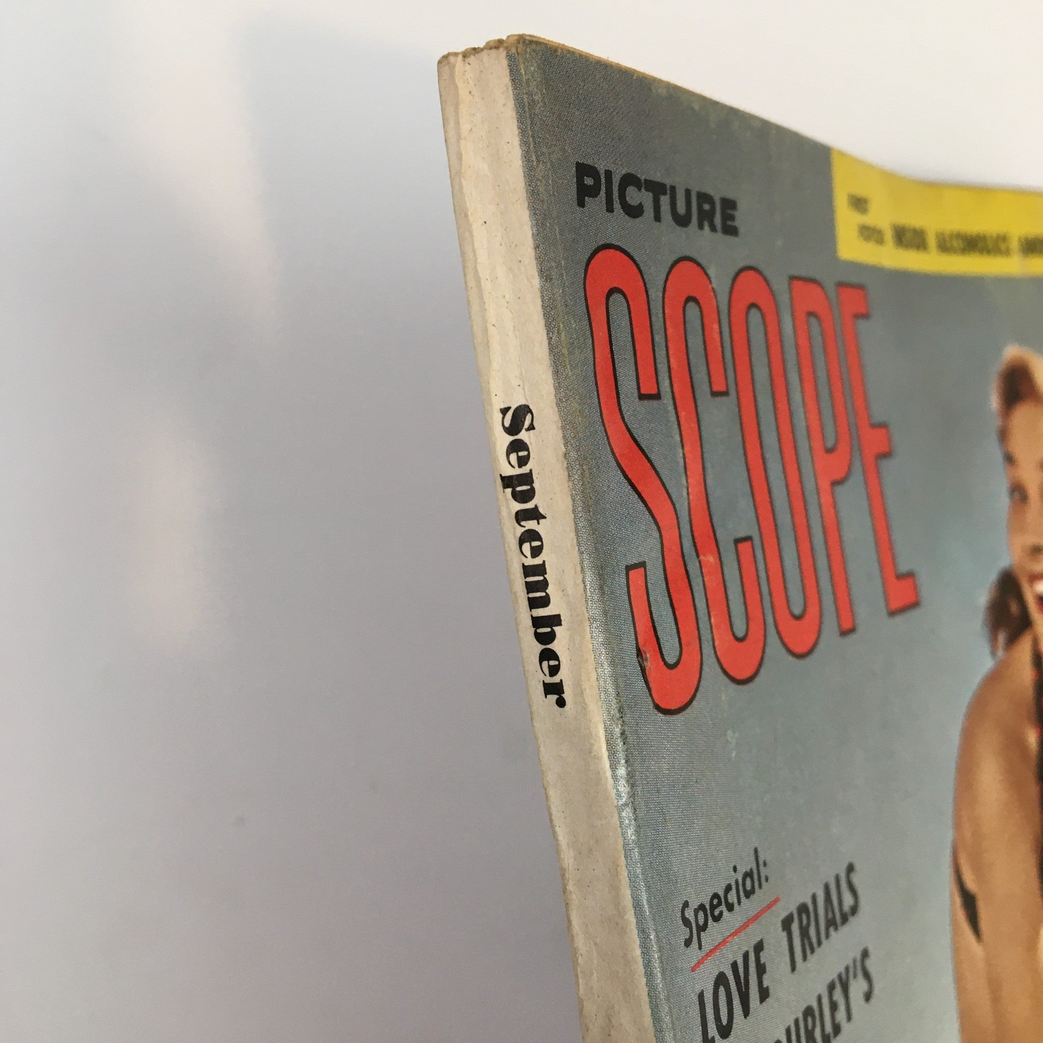 VTG Picture Scope Magazine September 1958 Kathy Marlowe King-Size Pinup In