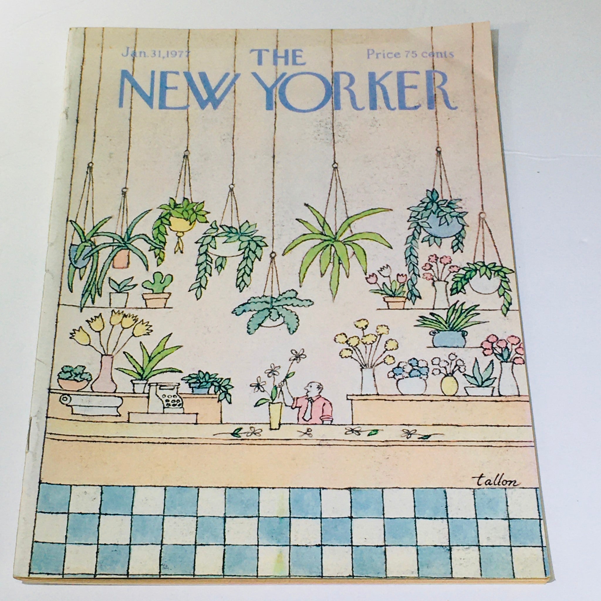 The New Yorker: January 31 1977 - Full Magazine/Theme Cover Robert Tallon