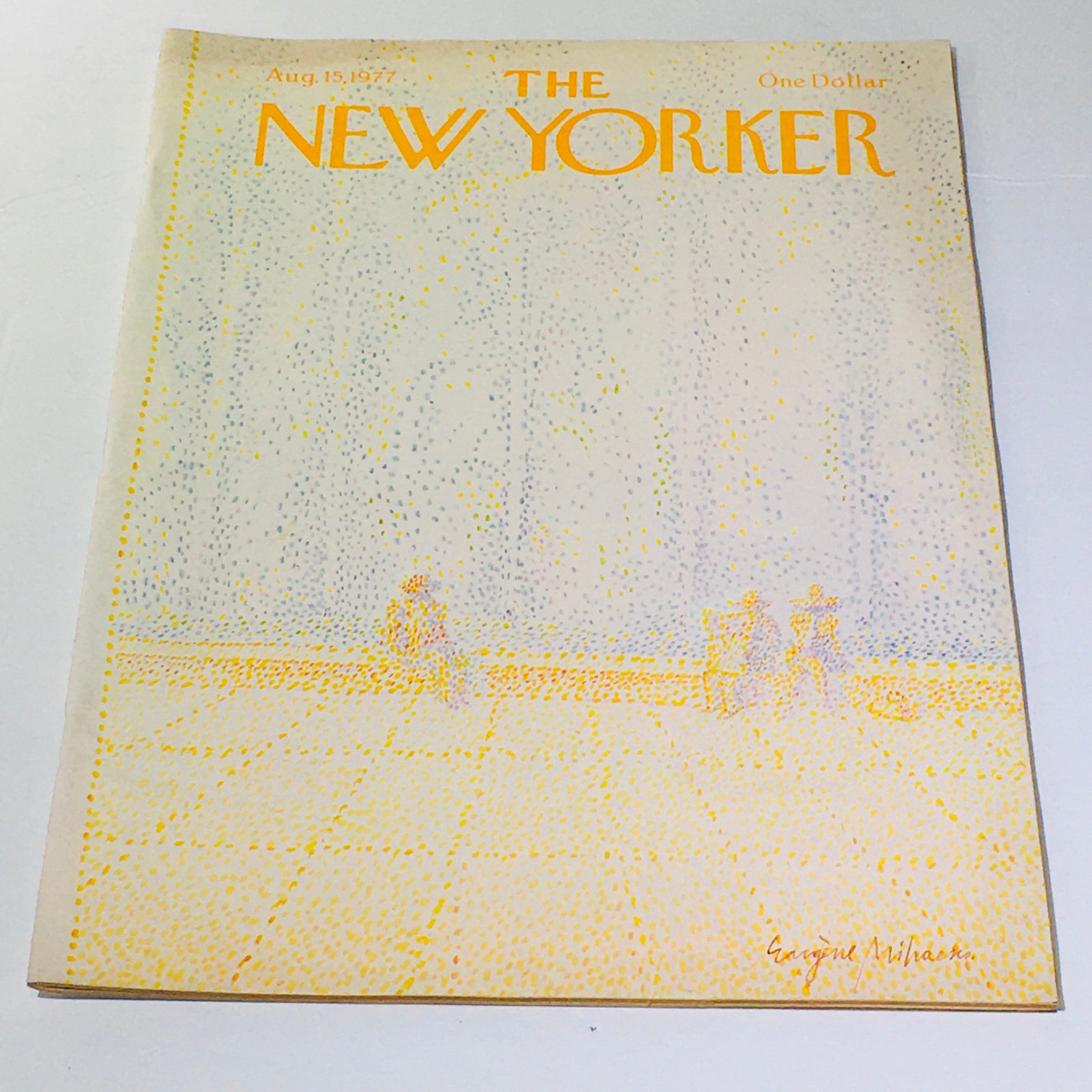 The New Yorker: August 15 1977 - Full Magazine/Theme Cover Eugene Mihaesco