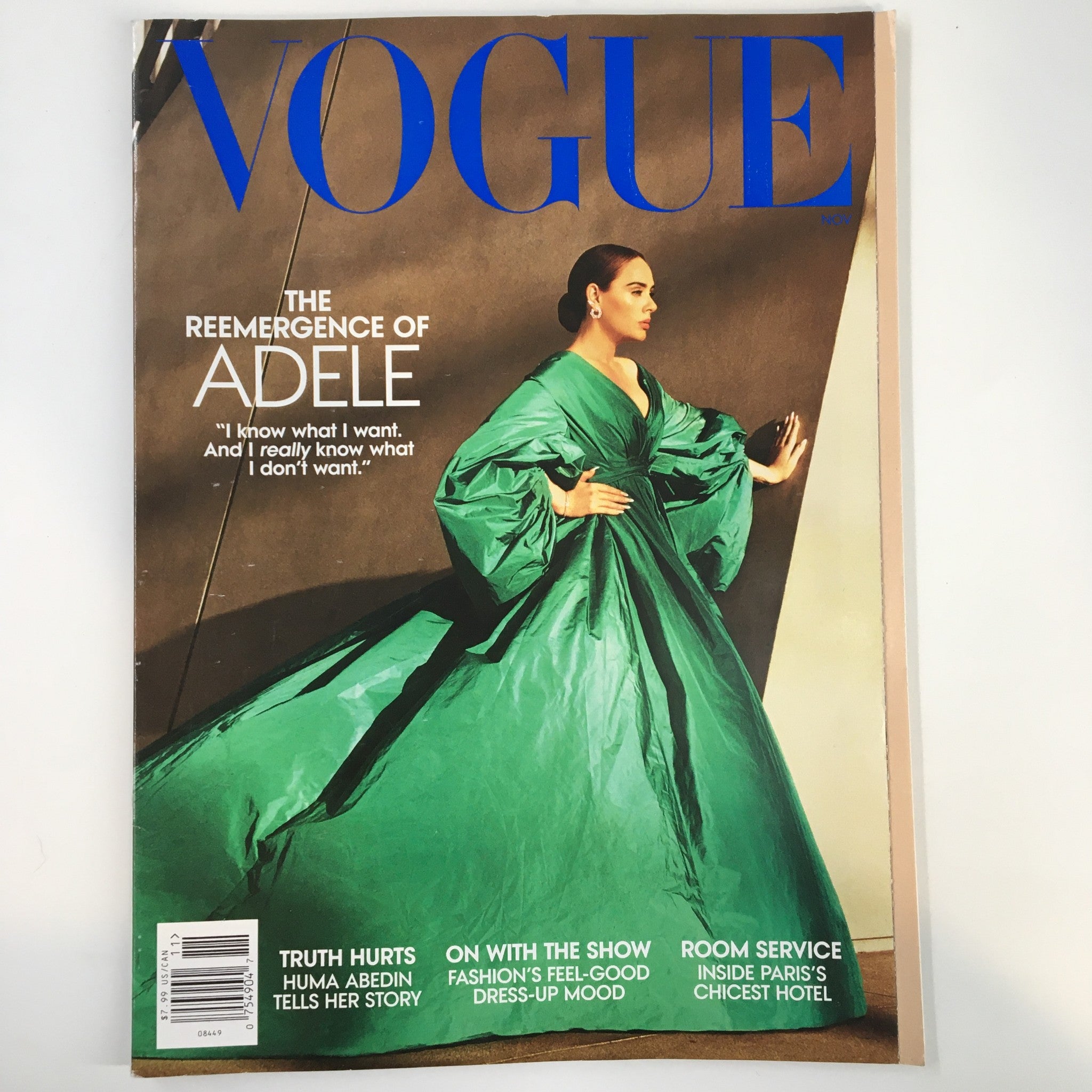 Vogue Magazine November 2021 The Reemergence of Adele No Label