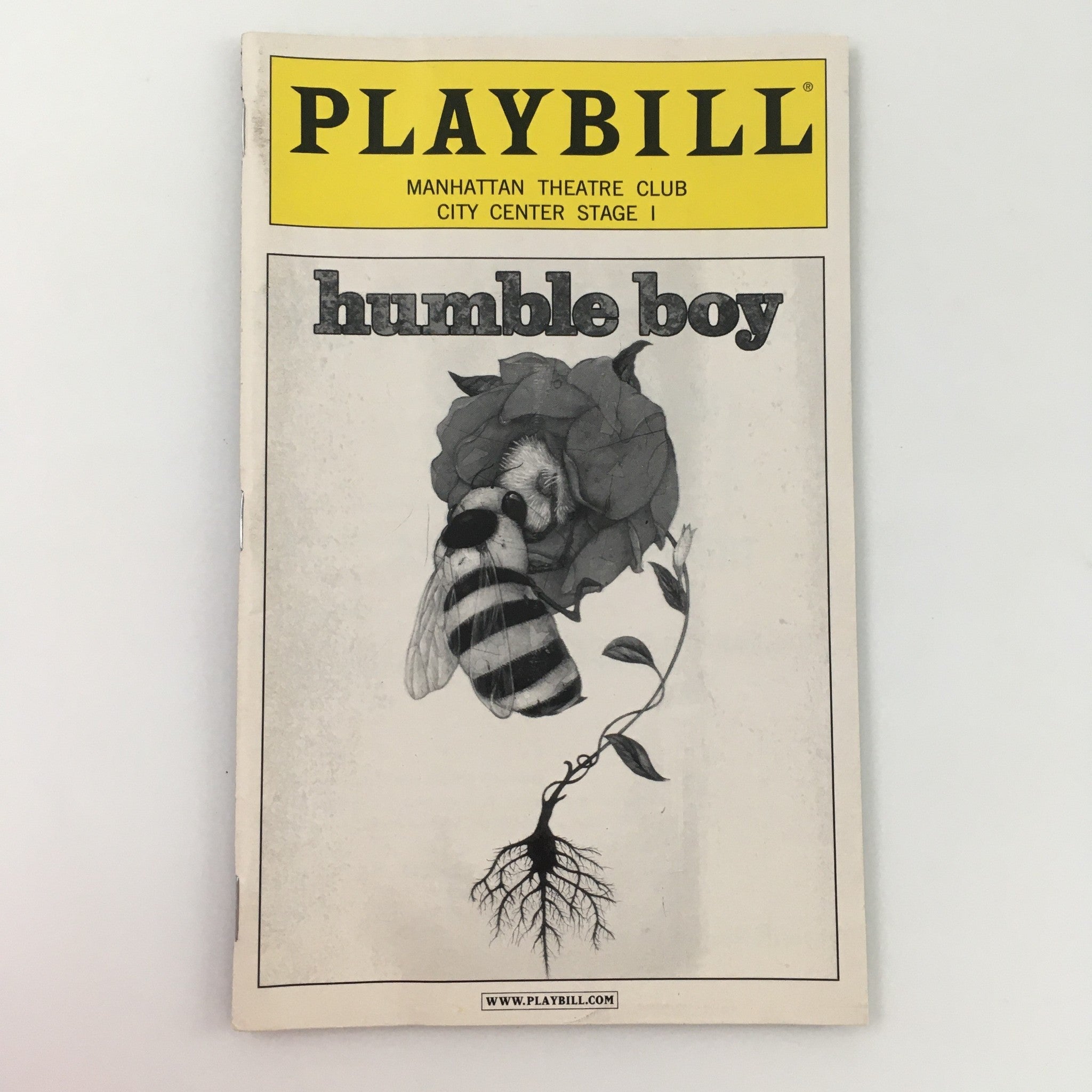 2003 Playbill Manhattan Theatre Club 'Humble Boy' by Charlotte Jones