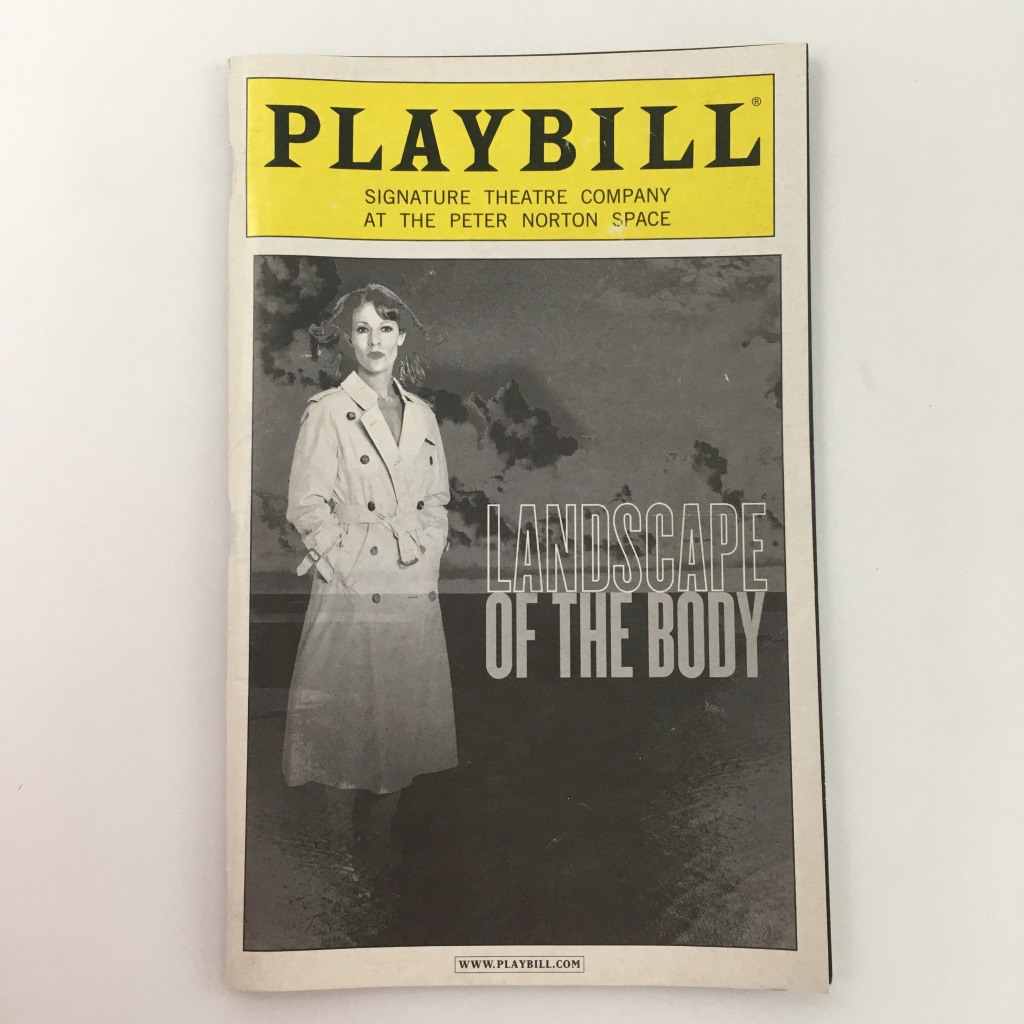 2002 Playbill Signature Theater Company 'Landscape of the Body' by John Guare