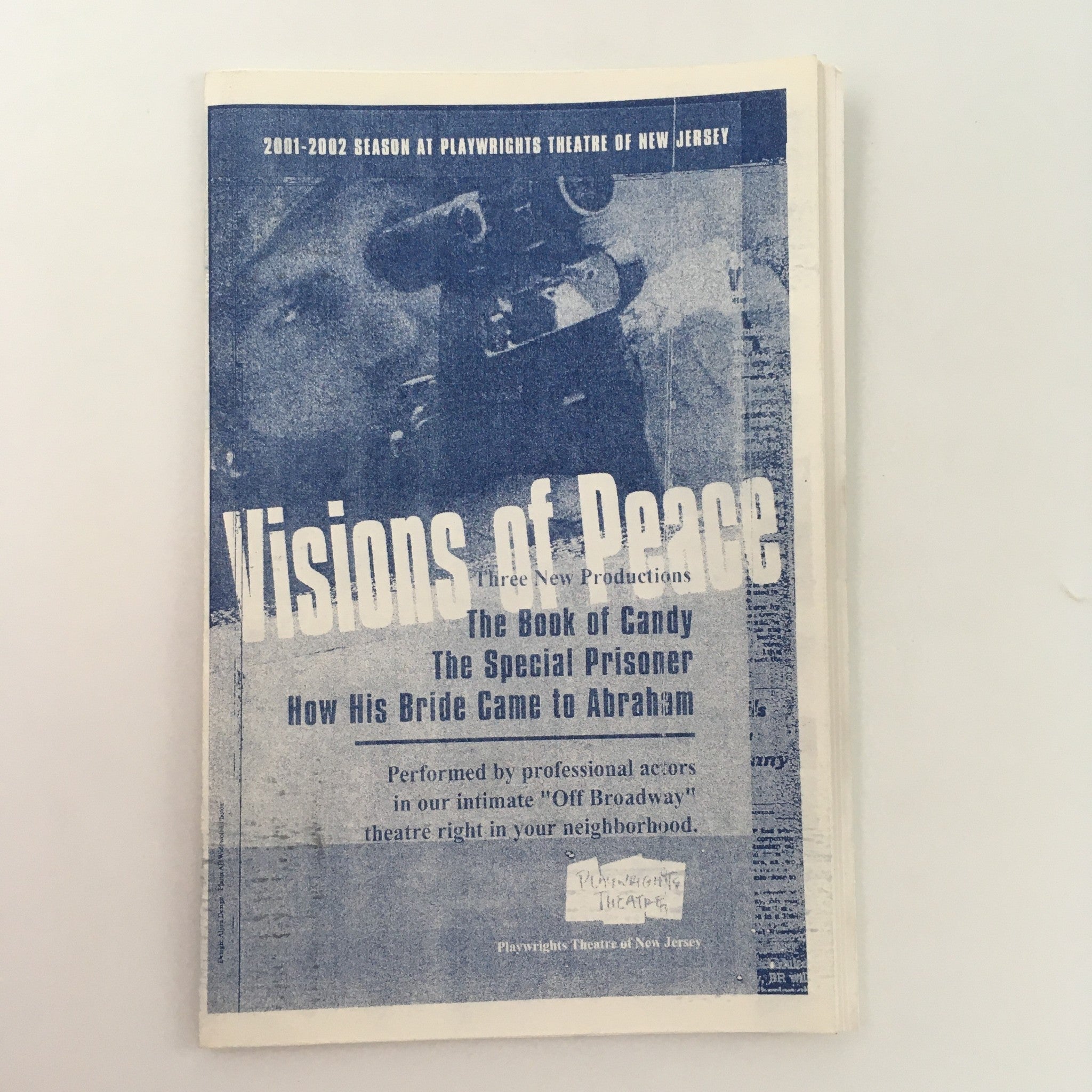 2001-2002 Playwrights Theatre ‘Visions of Peace’ by Susan Dworkin