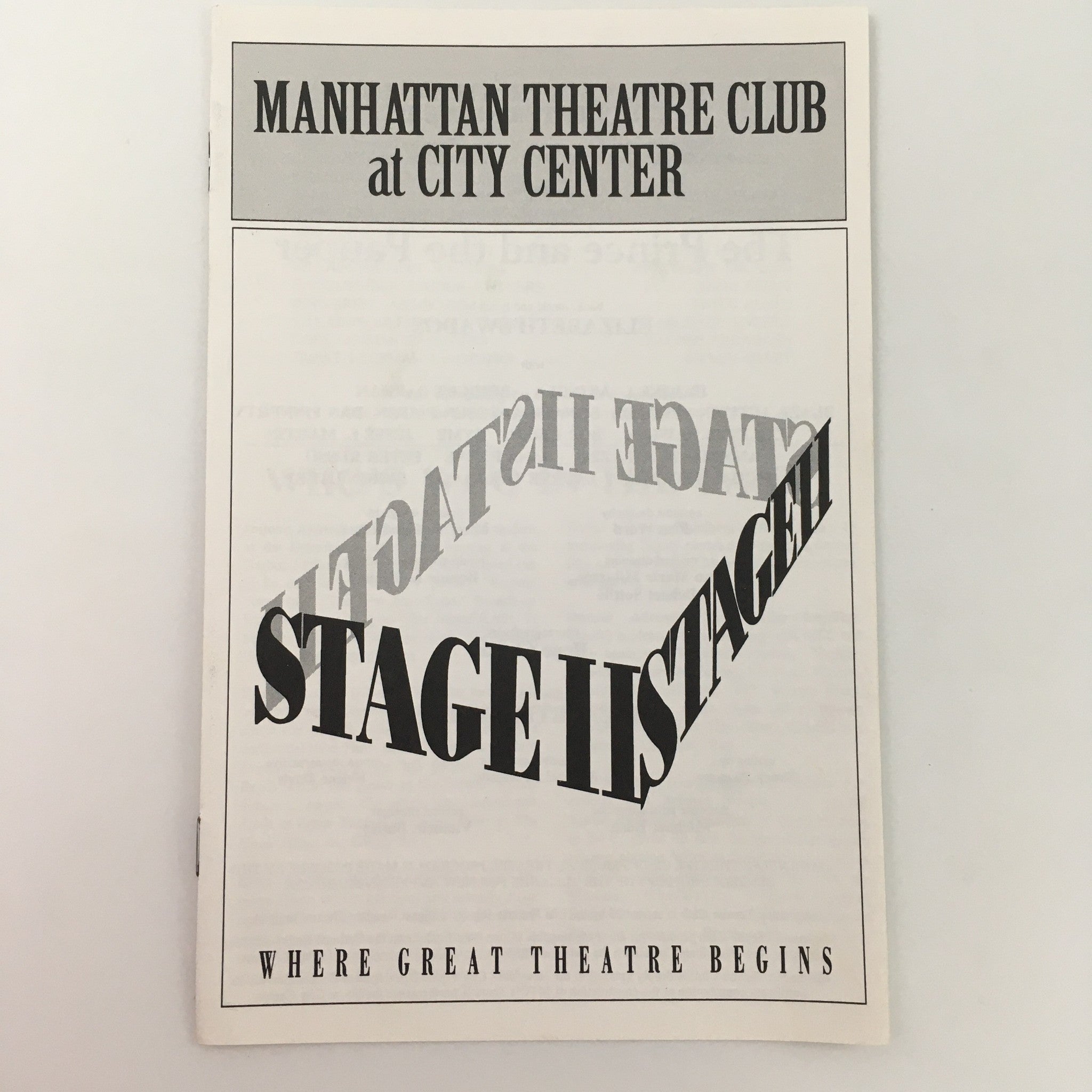 1994 Manhattan Theatre Club City Center 'The Prince and The Pauper' Elizabeth S.