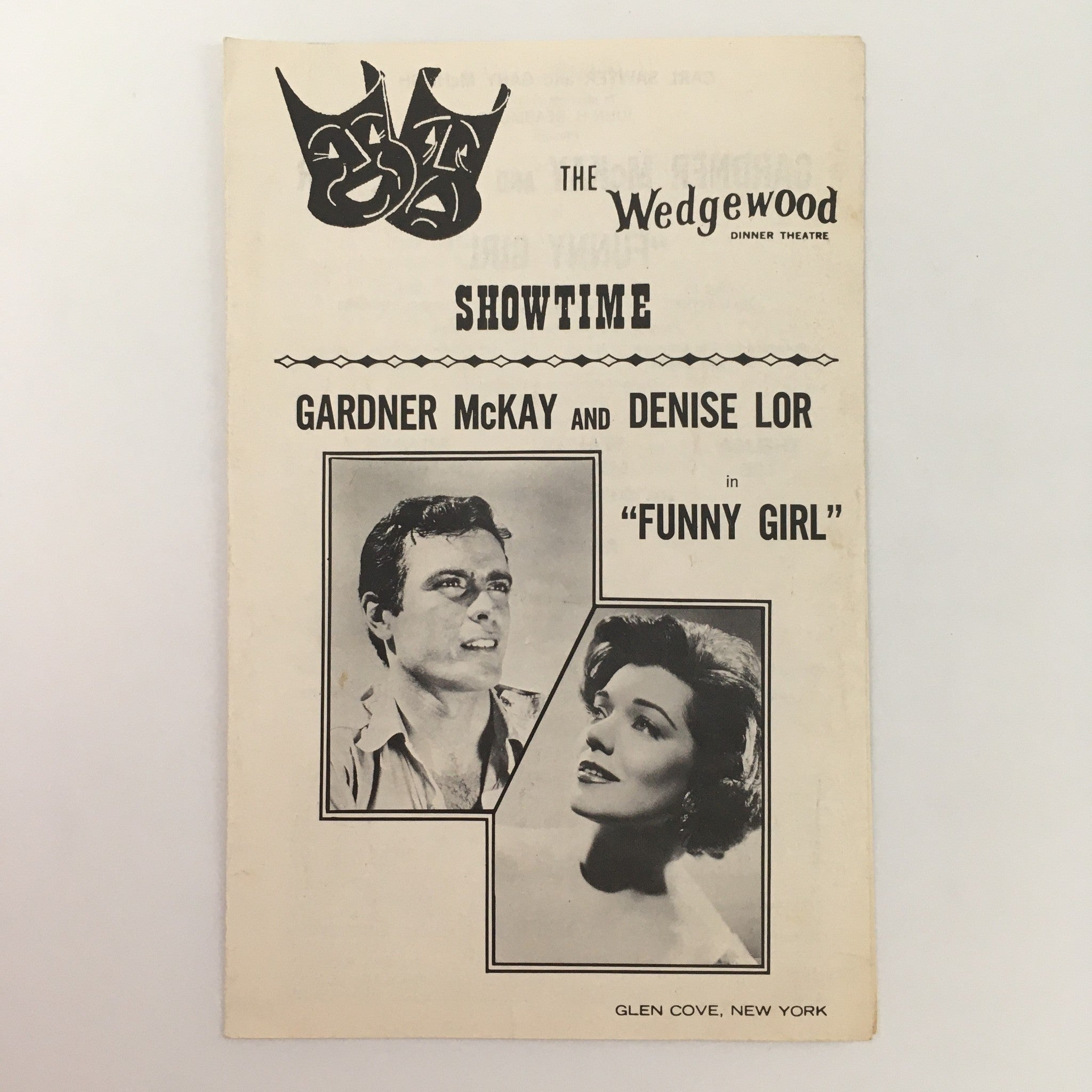 1968 The Wedgewood Dinner Theatre Showtime 'Funny Girl' by Marvin Gordon