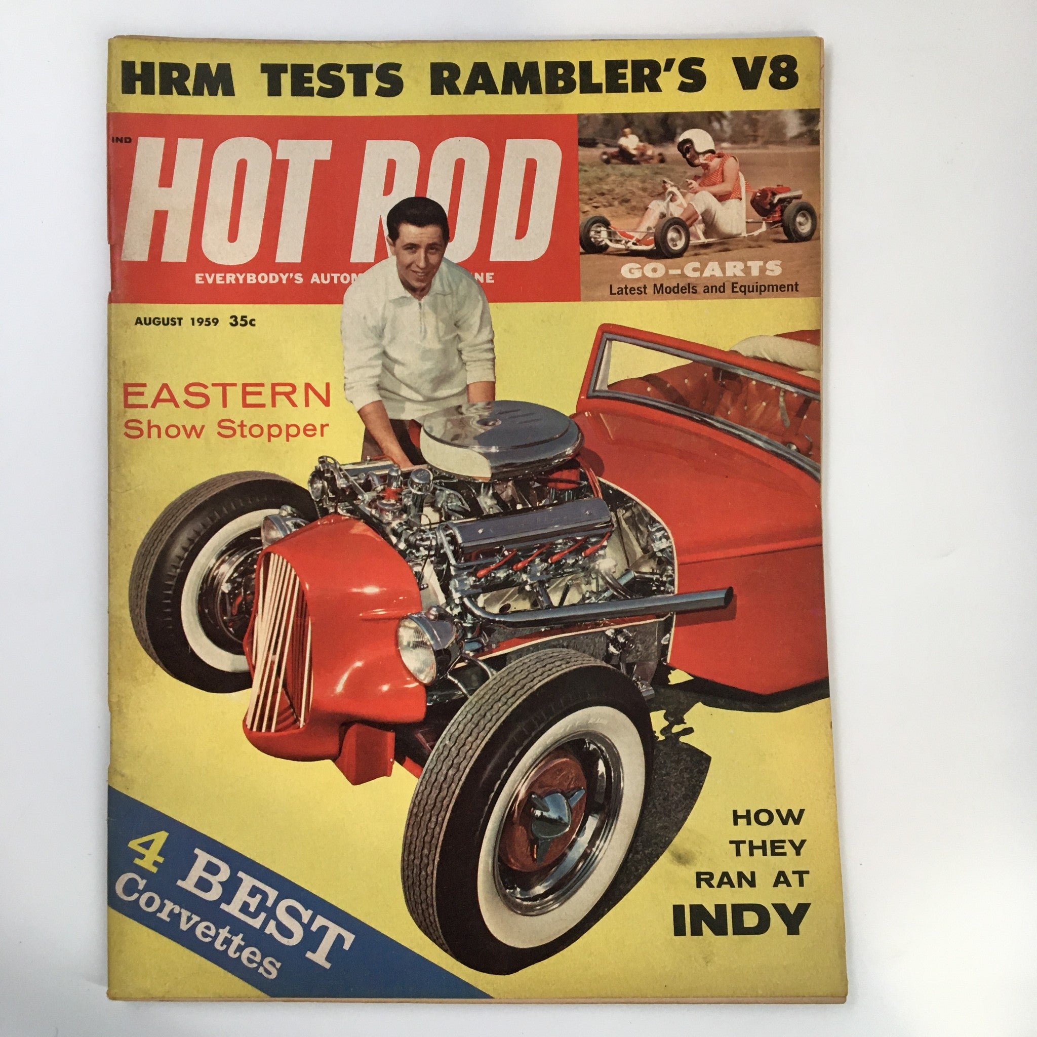 VTG Hot Rod Magazine August 1959 The Eastern Show Stopper No Label