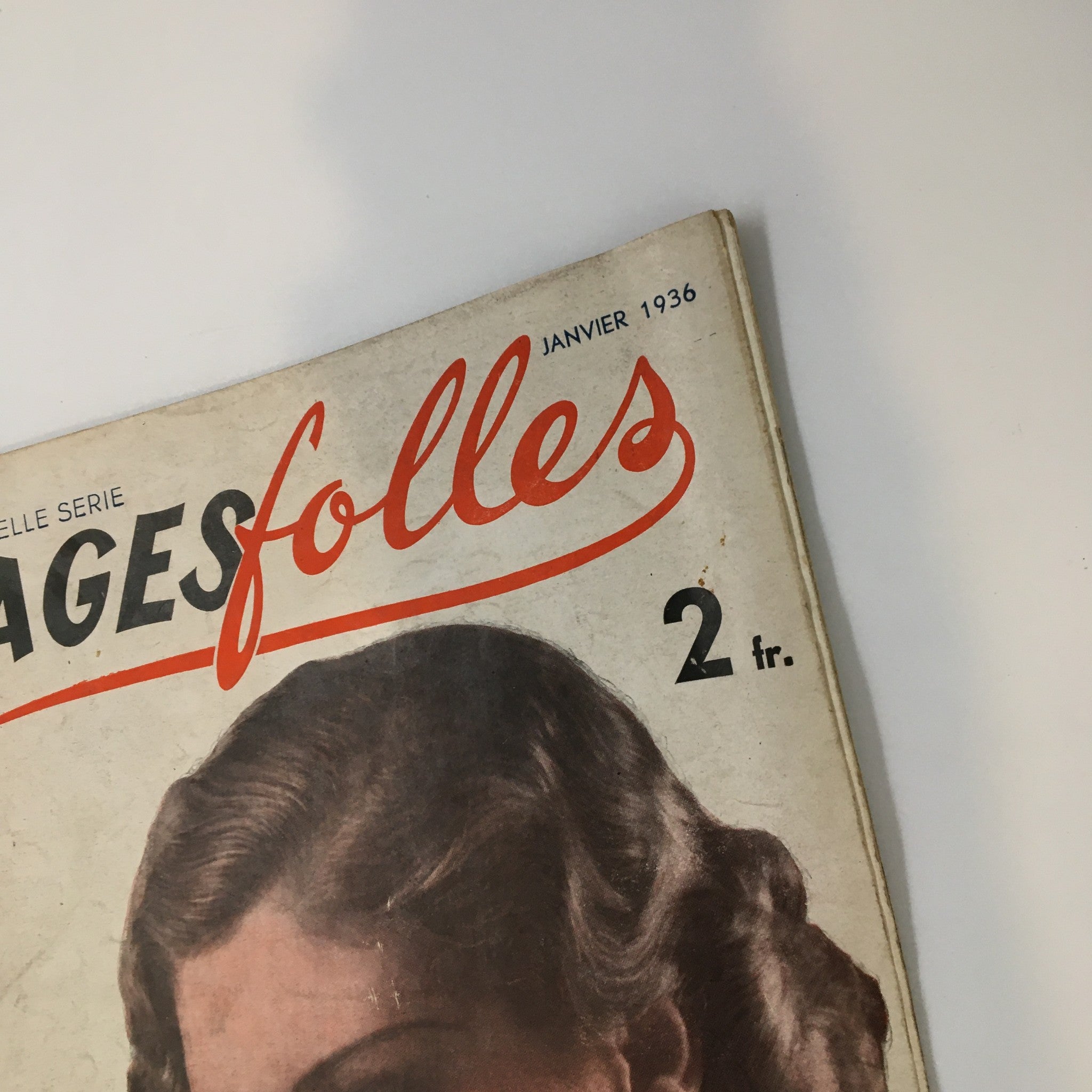 VTG Pages Folles Magazine Janvier 1936 Femmes Nues De L'Alcazar No Label